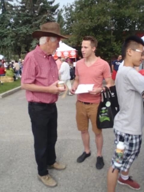 Albertosaurus-July 4-2013-Stampede Breakfast and Dream Catchers