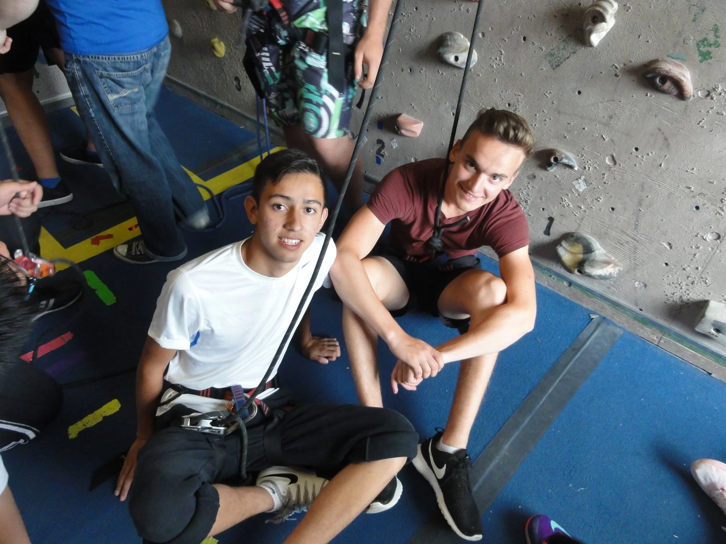 Growling Grizzlies- July 13 2015 - Rock Climbing, Volleyball & Roller Skating