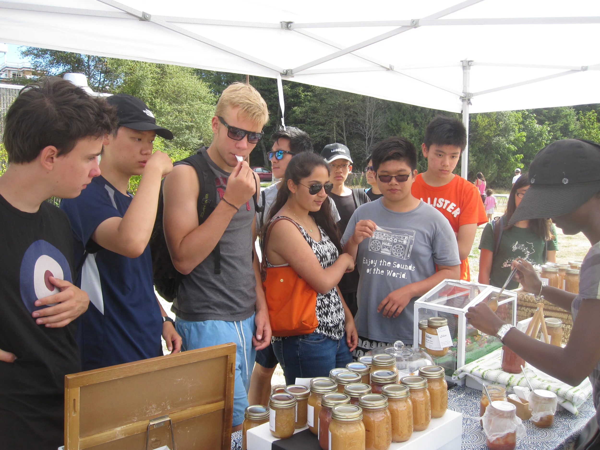 Laughing Sea Lions - August 1 2015 - Farmers Market, Skating & Granville Island