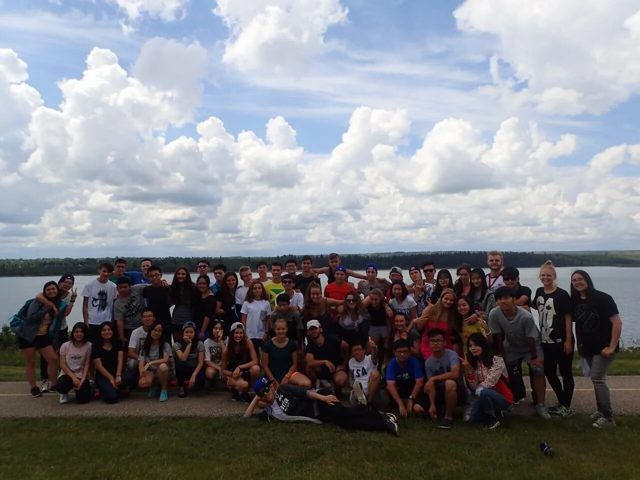 Echoing Pacific Loons - Class Photos, Kayaking, Football, Rock Climbing and Volleyball - July 12th 2016