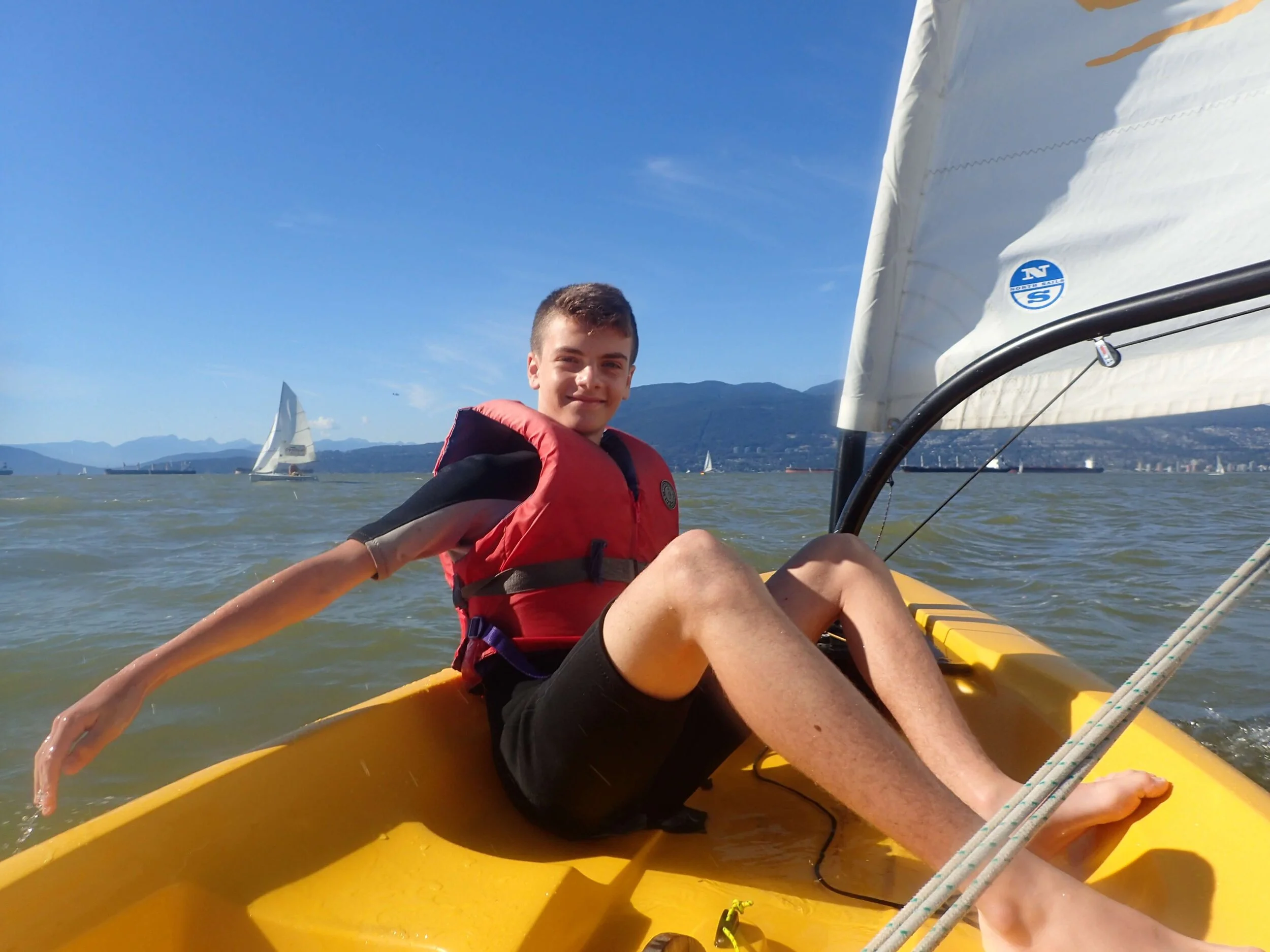 Grunting White Pelicans - July 27, 2016 - Scavenger Hunt and Sailing