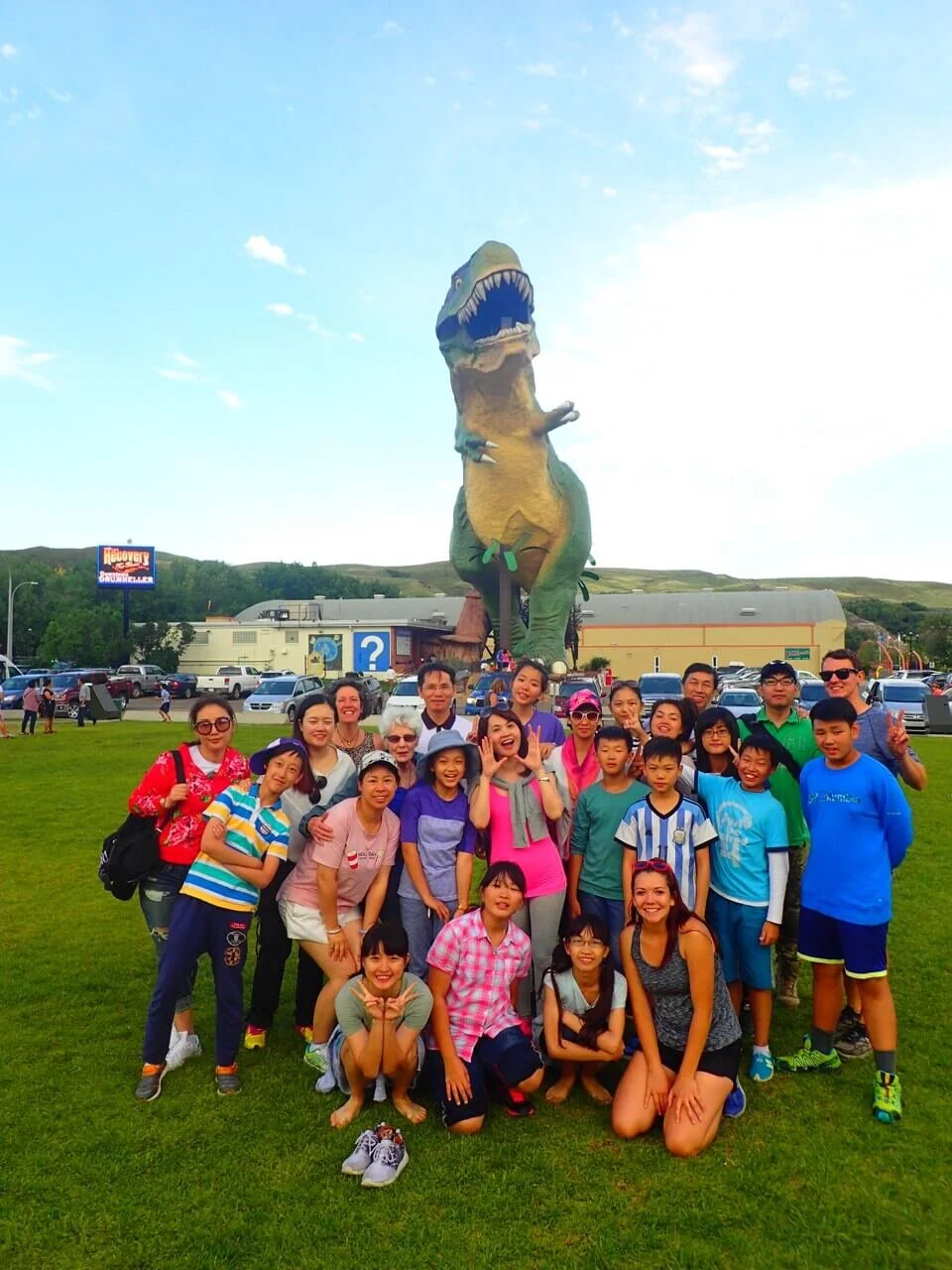 Brooding Whooping Cranes - Drumheller!! - Aug 2, 2016