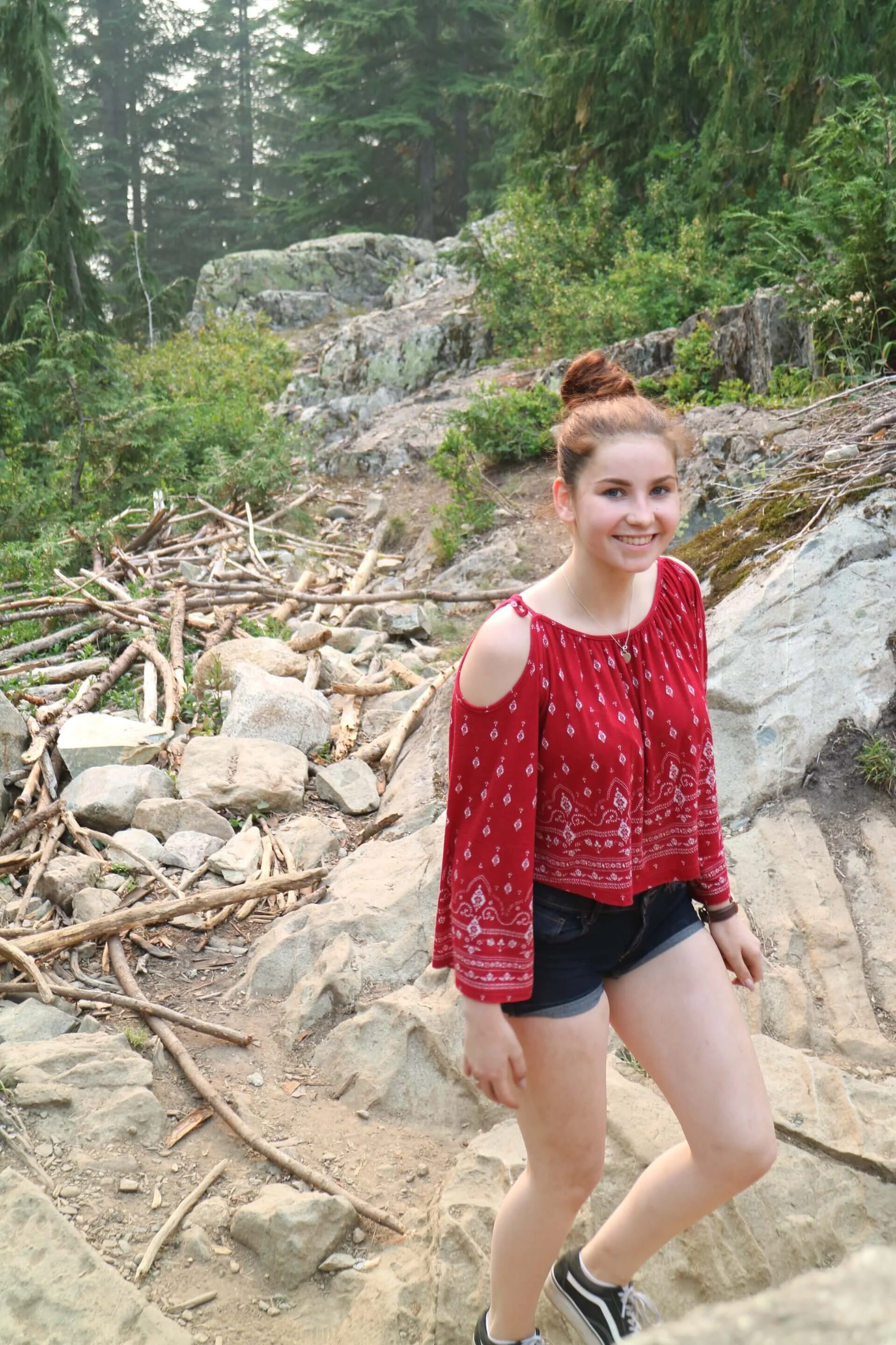 Migrating Pacific Salmon - Grouse Grind - August 5, 2017