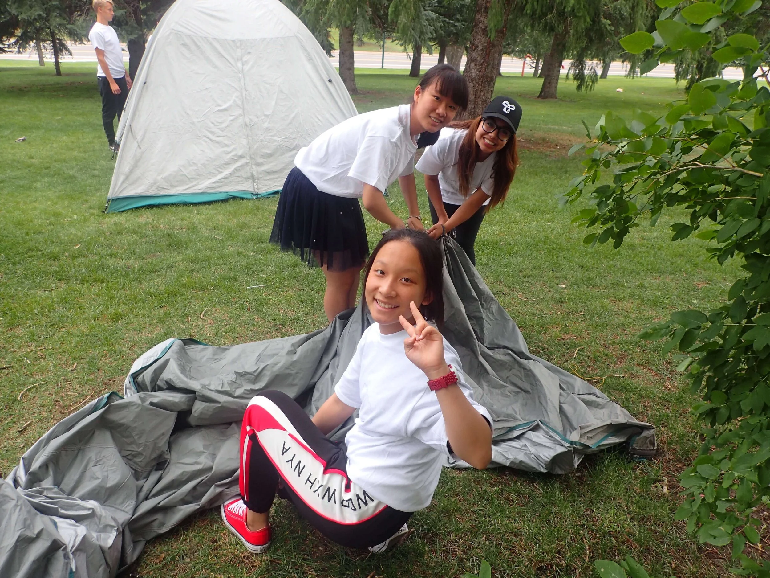 Stomping Striped Porcupines- July 27, 2018 – Tent Games, and another Loose Moose??