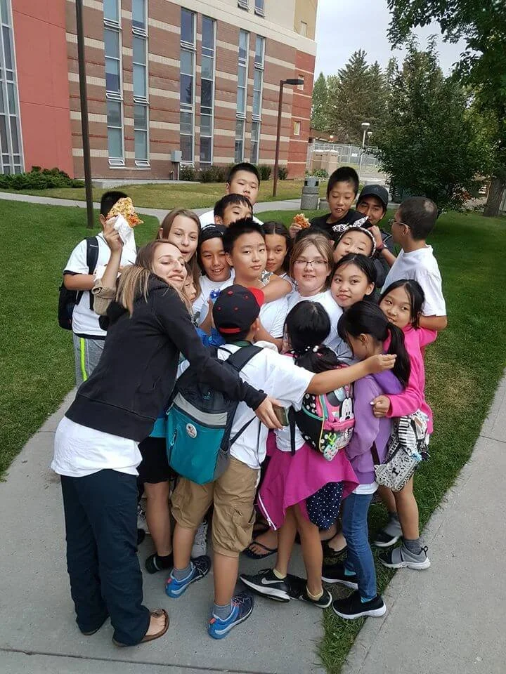 Foxes- Golf, rocking climbing and tent games