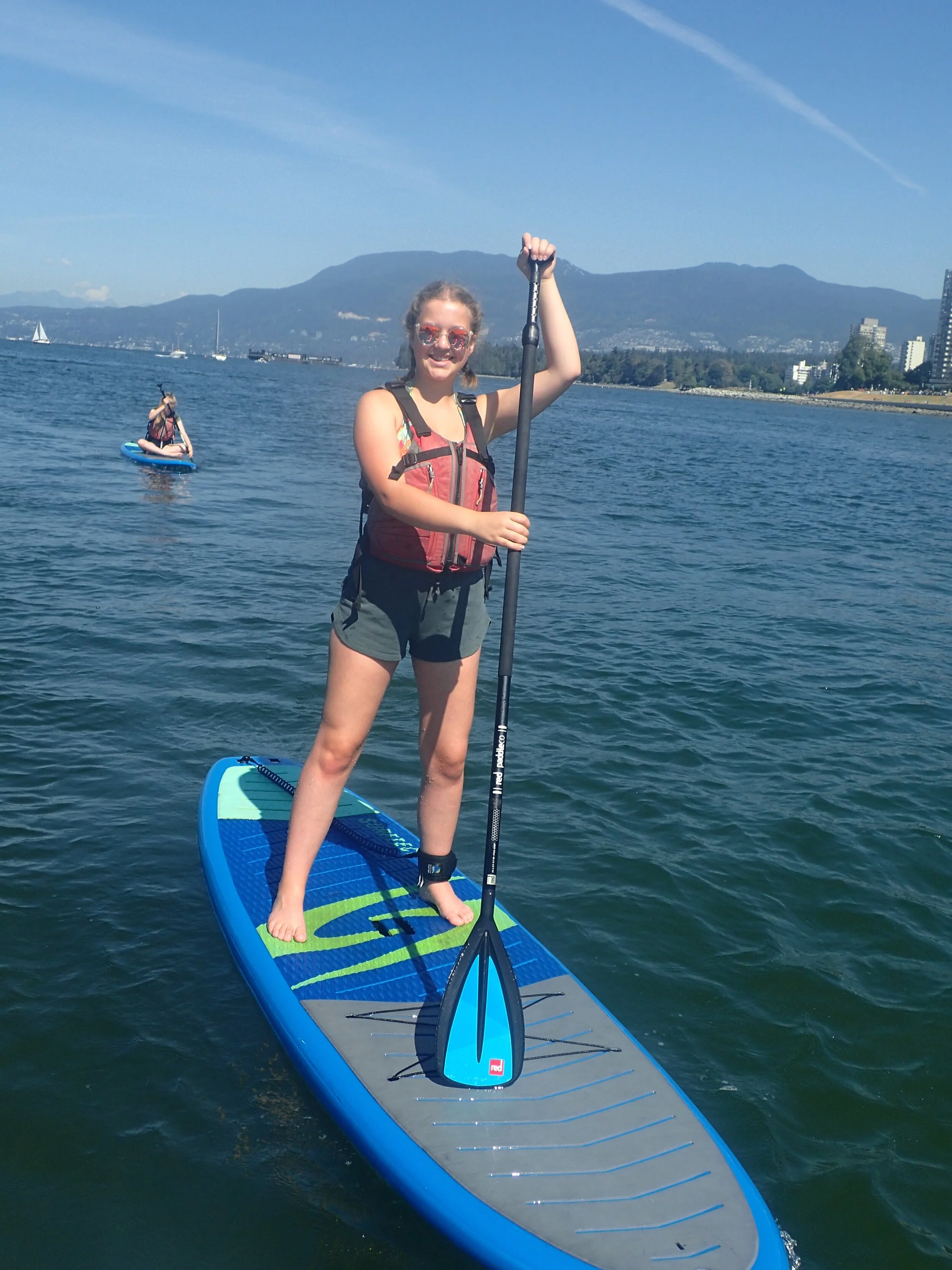 Splashing Habour Seals - August 6th, 2018 - Granville Island and Stand up Paddle boarding