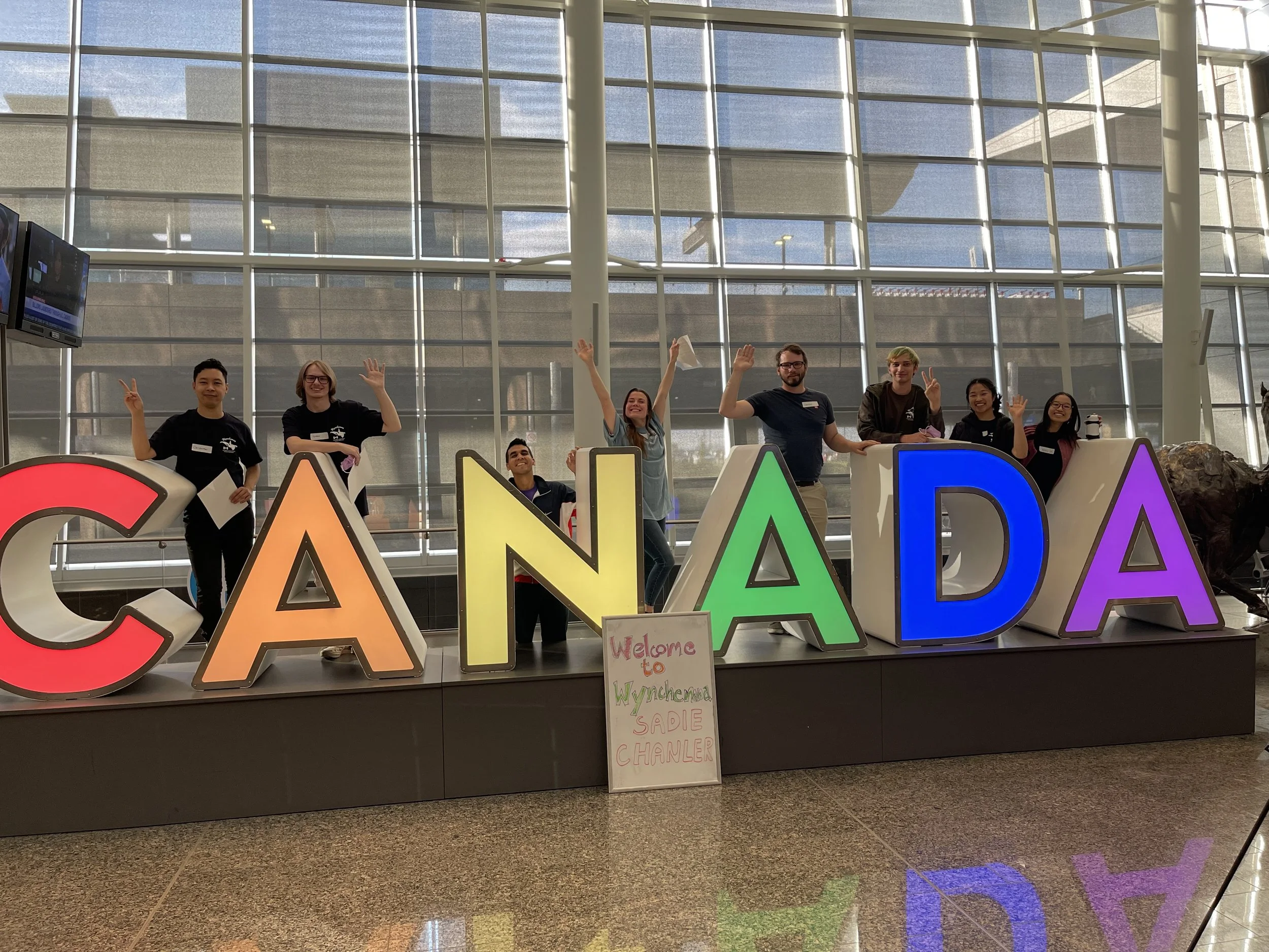 Bingo and arrival for the teachers!