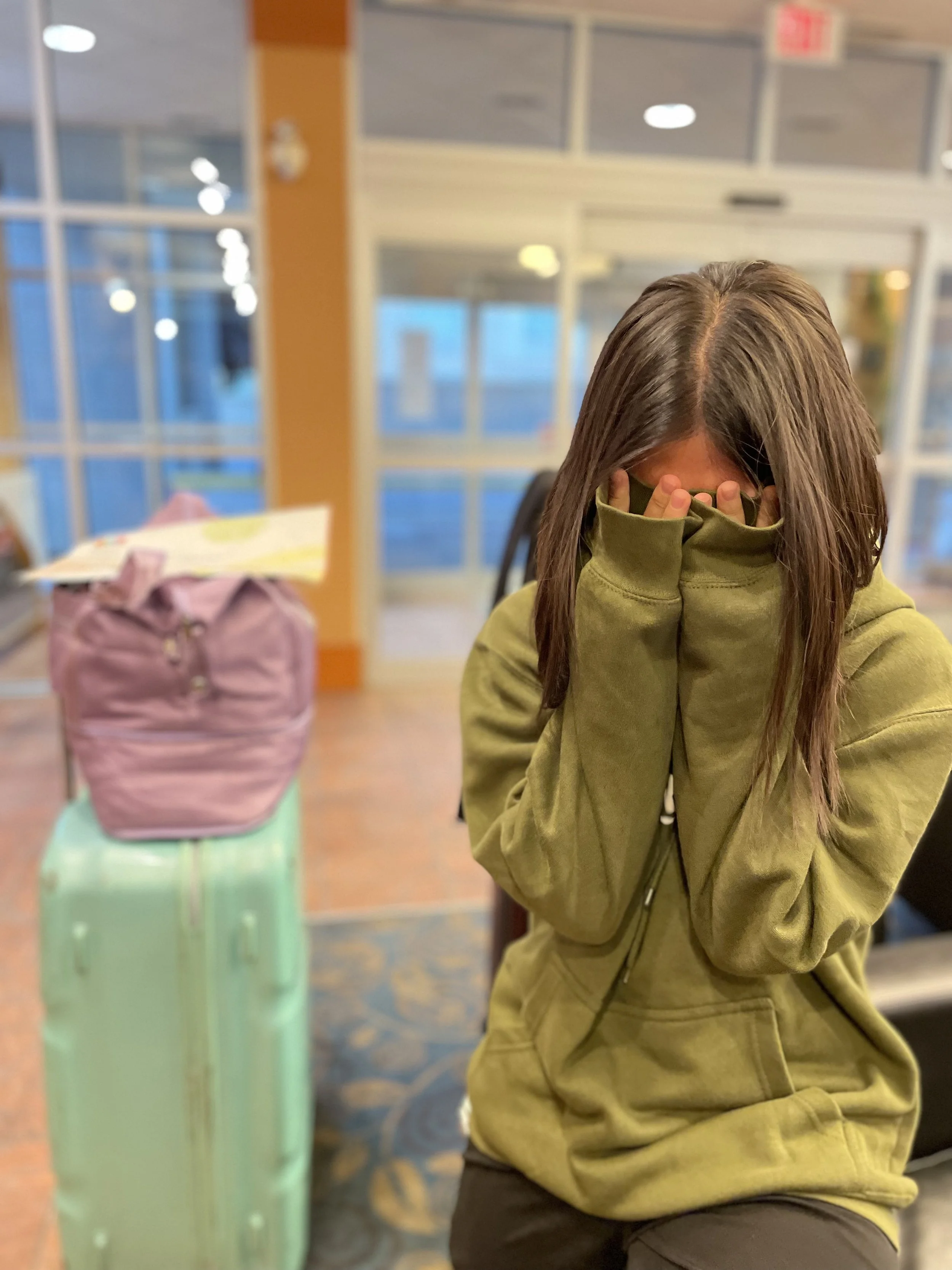 Some tearful goodbyes