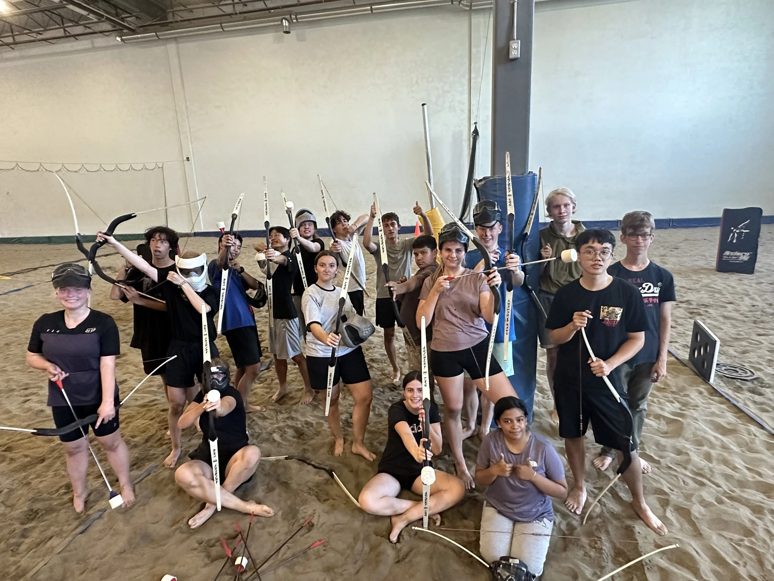 You can dodge a ball... but can you dodge an arrow??