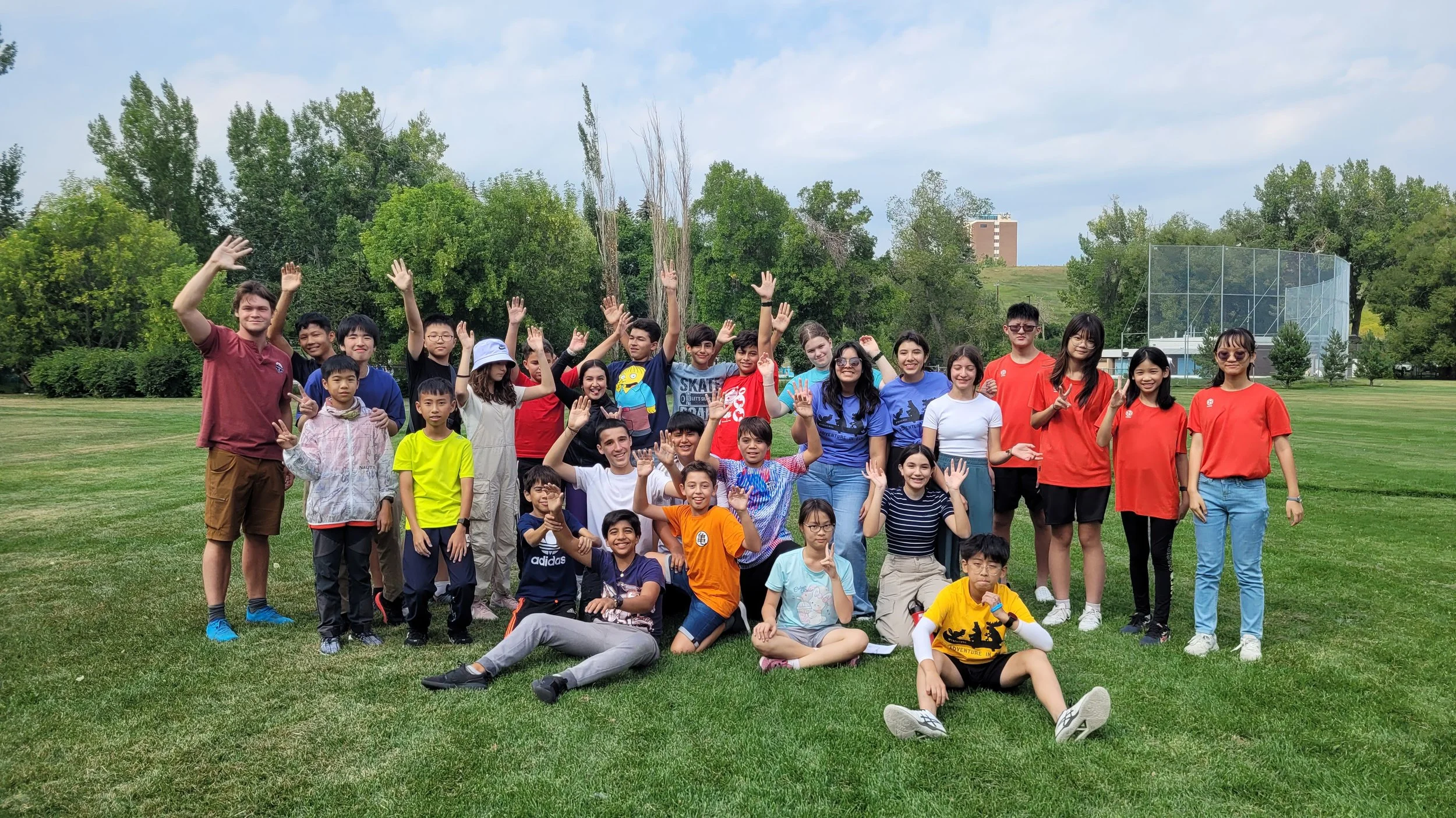 Ultimate Frisbee, Football and fun with new Friends