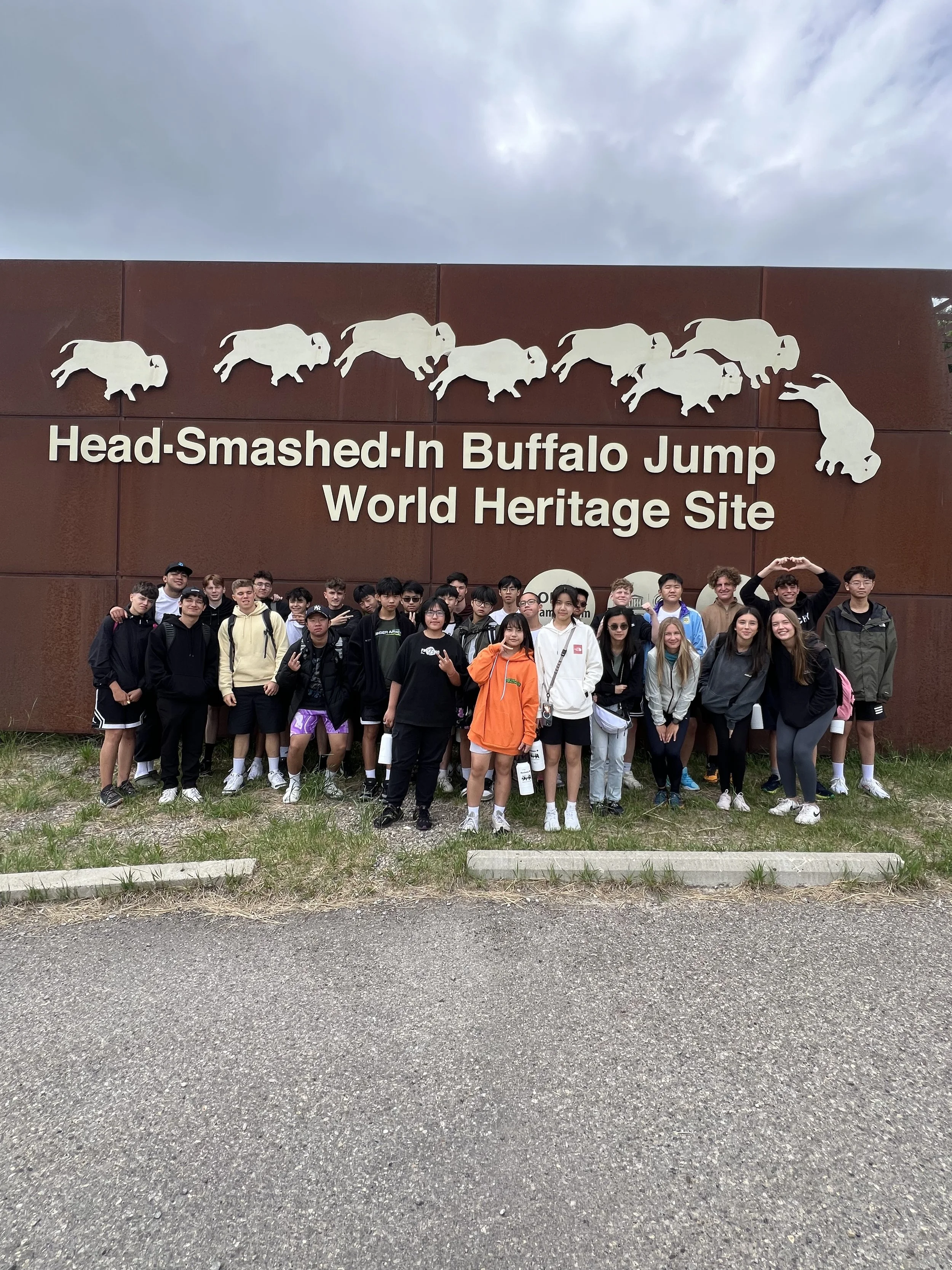 Seniors Adventure to Head-Smashed-In-Buffalo Jump and Waterfalls
