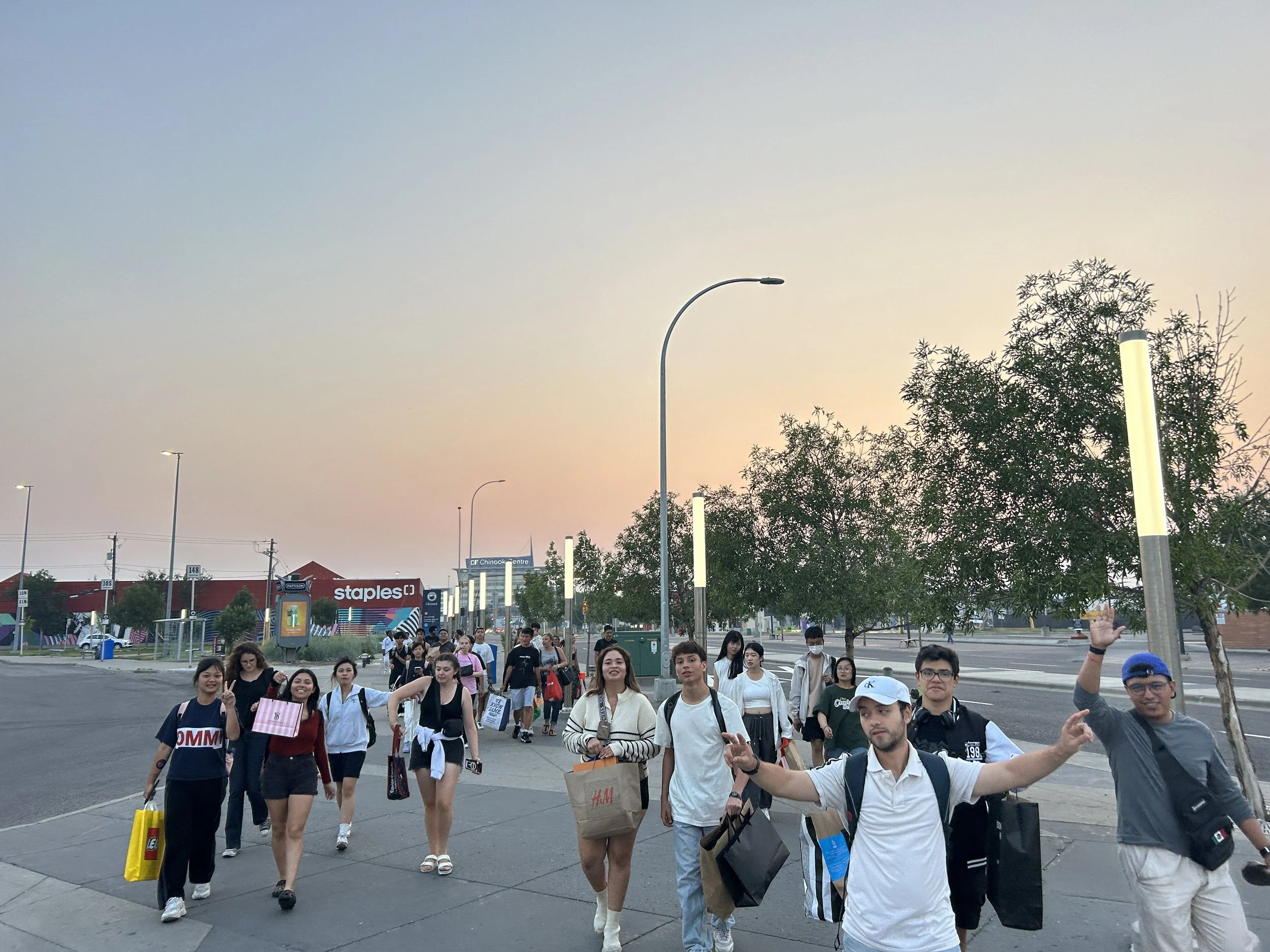 Shop Till You Drop!! Penguins take on Chinook Mall!