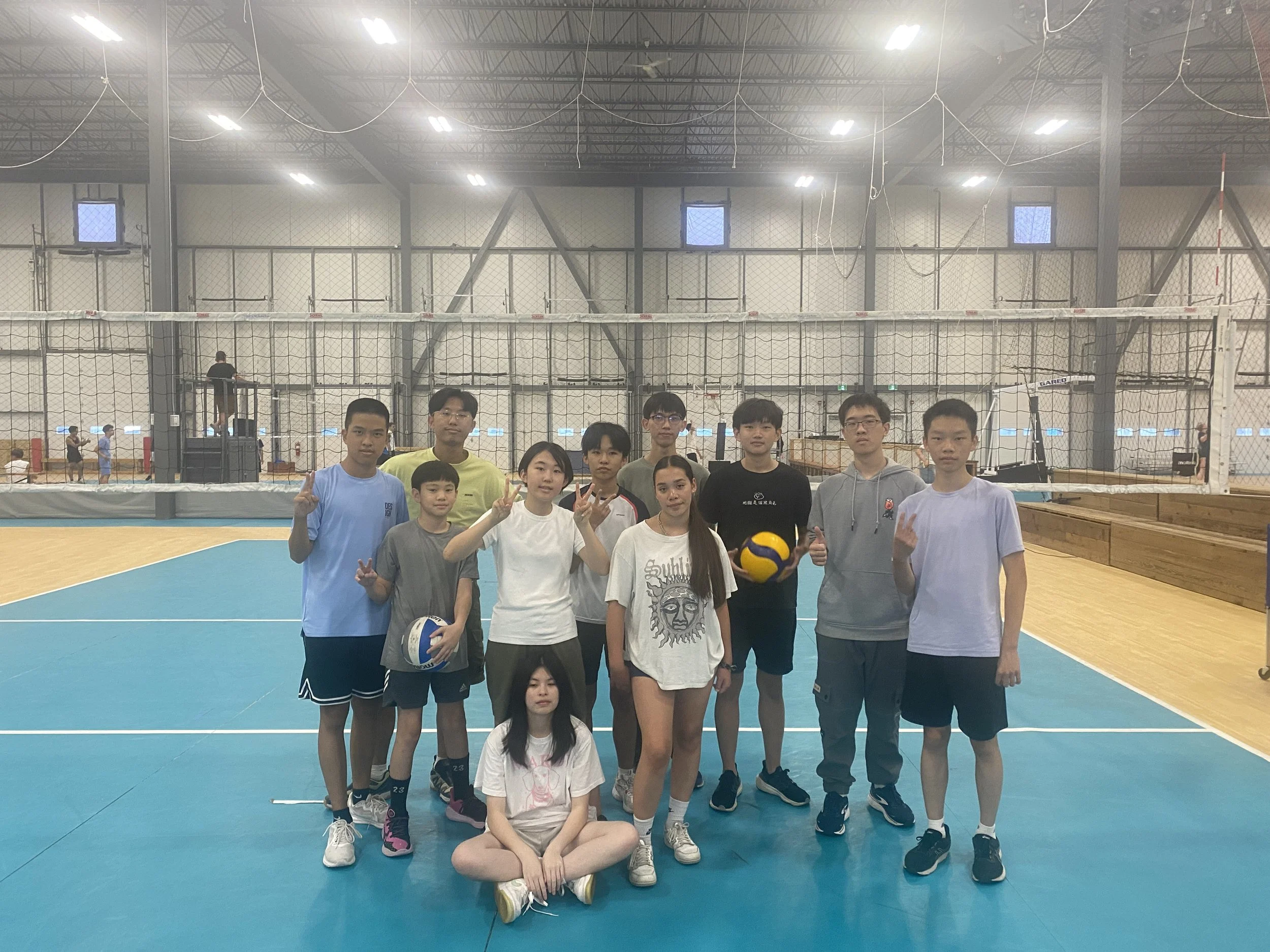 serving up and swinging with volleyball and golf