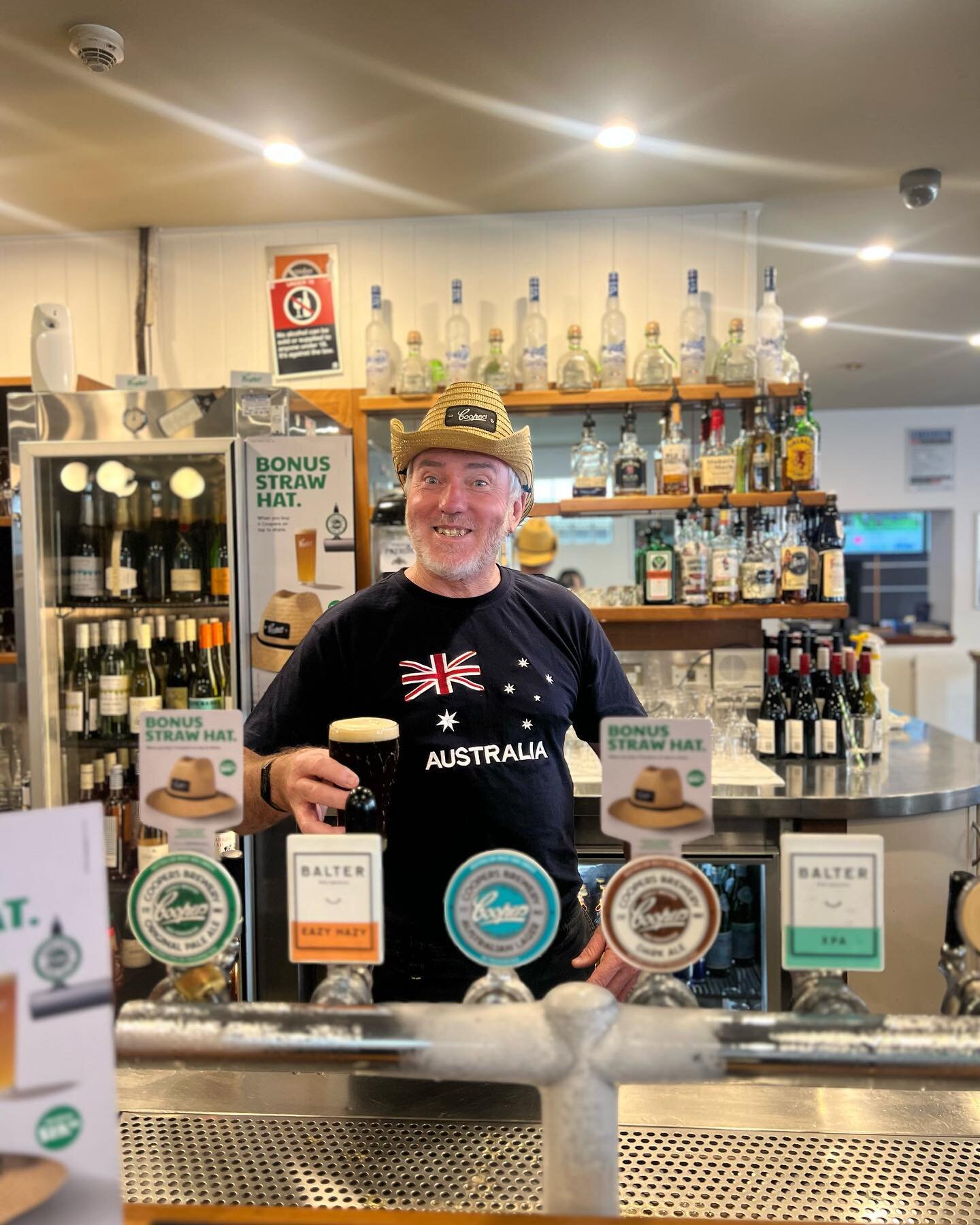 Grab your coopers hat today!! Featuring our publican Steve! 🤠🤠