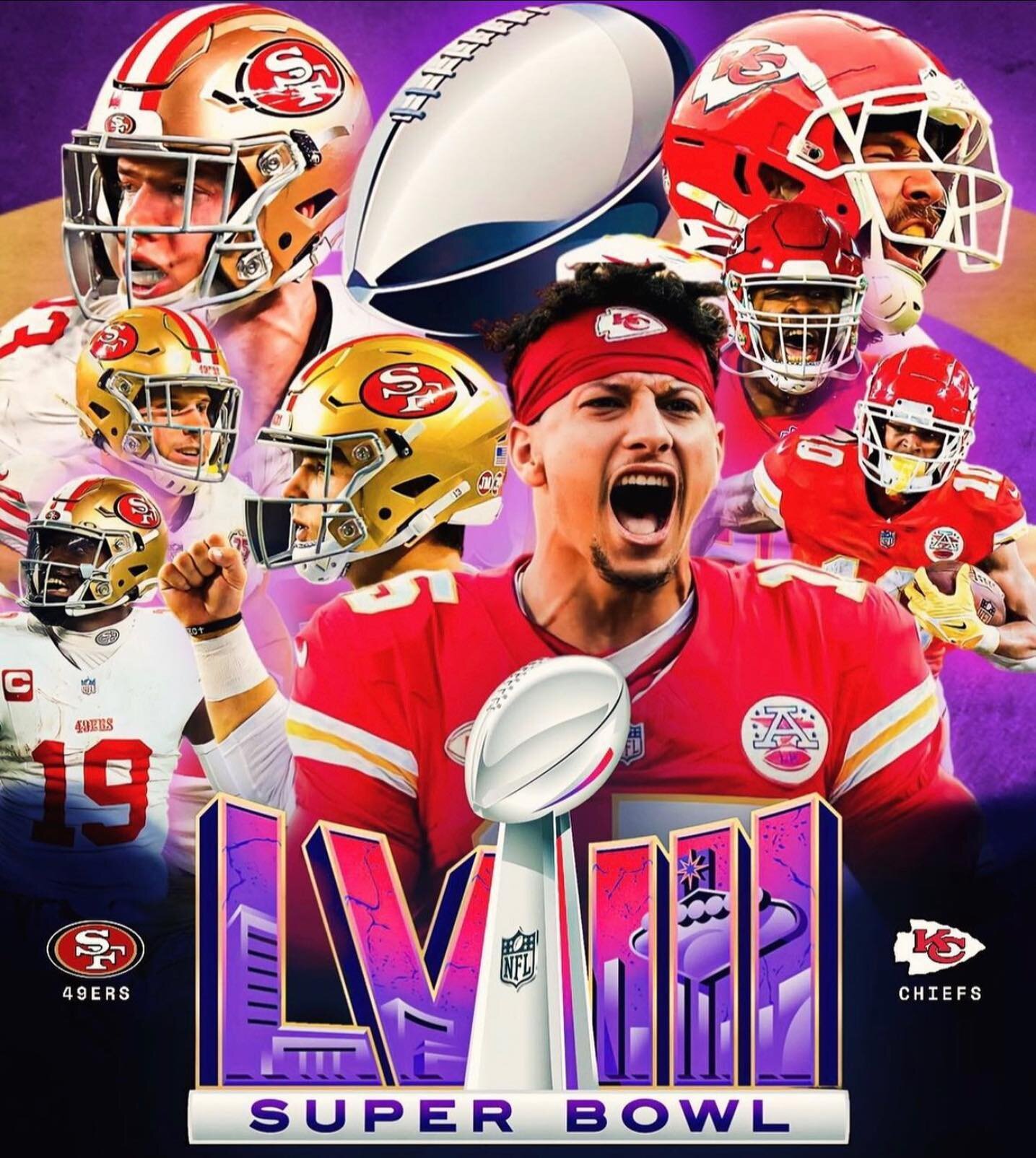 Super Bowl LVII - TOMORROW
We&rsquo;ll be showing all the action live and loud on our jumbo screens.
Doors open from 10am.

$6 Budweisers with Loaded Fries &amp; Chicken wings on the menu.
Who are you cheering on Chiefs or 49ers?