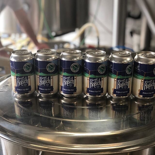 Emerald Coast Kolsch cans are back in the tap room! And DON&rsquo;T forget, it&rsquo;s mug club 🍺 #craftbeer #craftbrewery #drinklocalcraftbeer