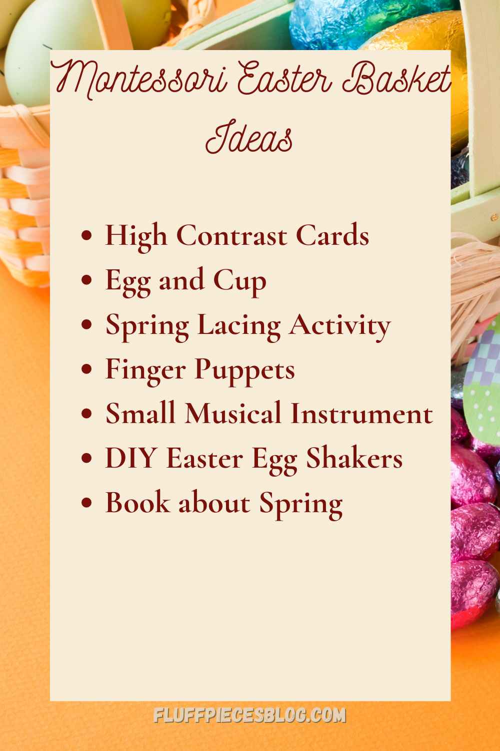 Montessori friendly Easter Ideas — Fluff Pieces