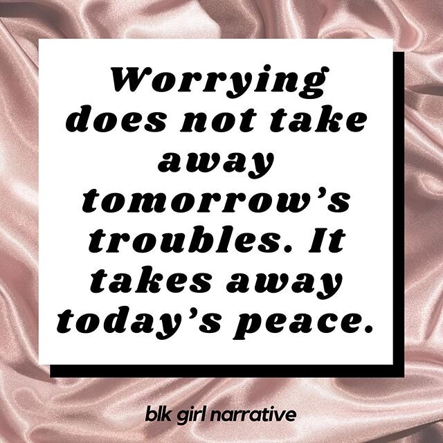 Excessive worry can be associated with a variety of mental illnesses but is often related to anxiety disorders. ⁣
⁣
If not properly controlled, worrying excessively can potentially become debilitating. Being mindful of your thoughts and redirecting n