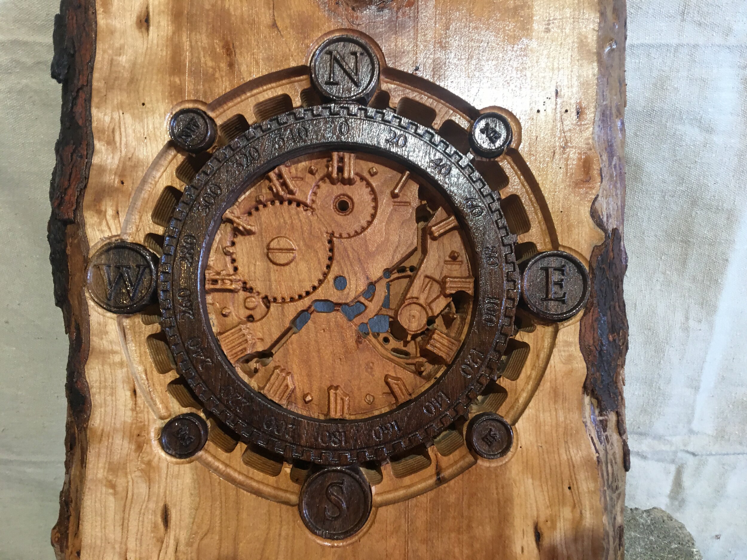 Engineer Clock Walnut Cherry2.JPG