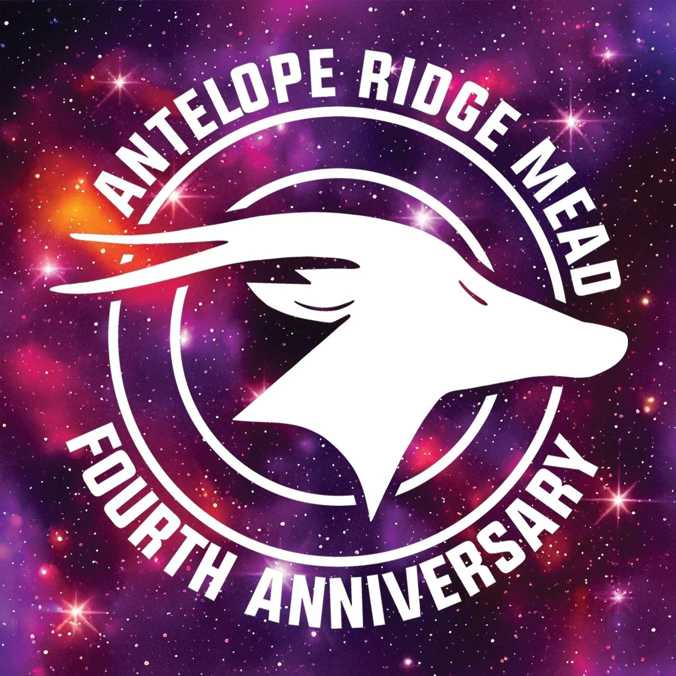 New sticker celebrating our 4-year anniversary, available today! Free with purchase. Shoot for the stars!
#meadery #mead #honeywine #coloradosprings