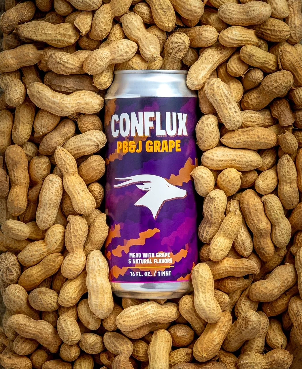 Conflux  PB&amp;J Grape has been our most popular session mead since we opened in 2021.  While we've tried other fruits like strawberry, blackberry, blueberry, and raspberry, good old grape remains the favorite. Made using our secret method, this mea