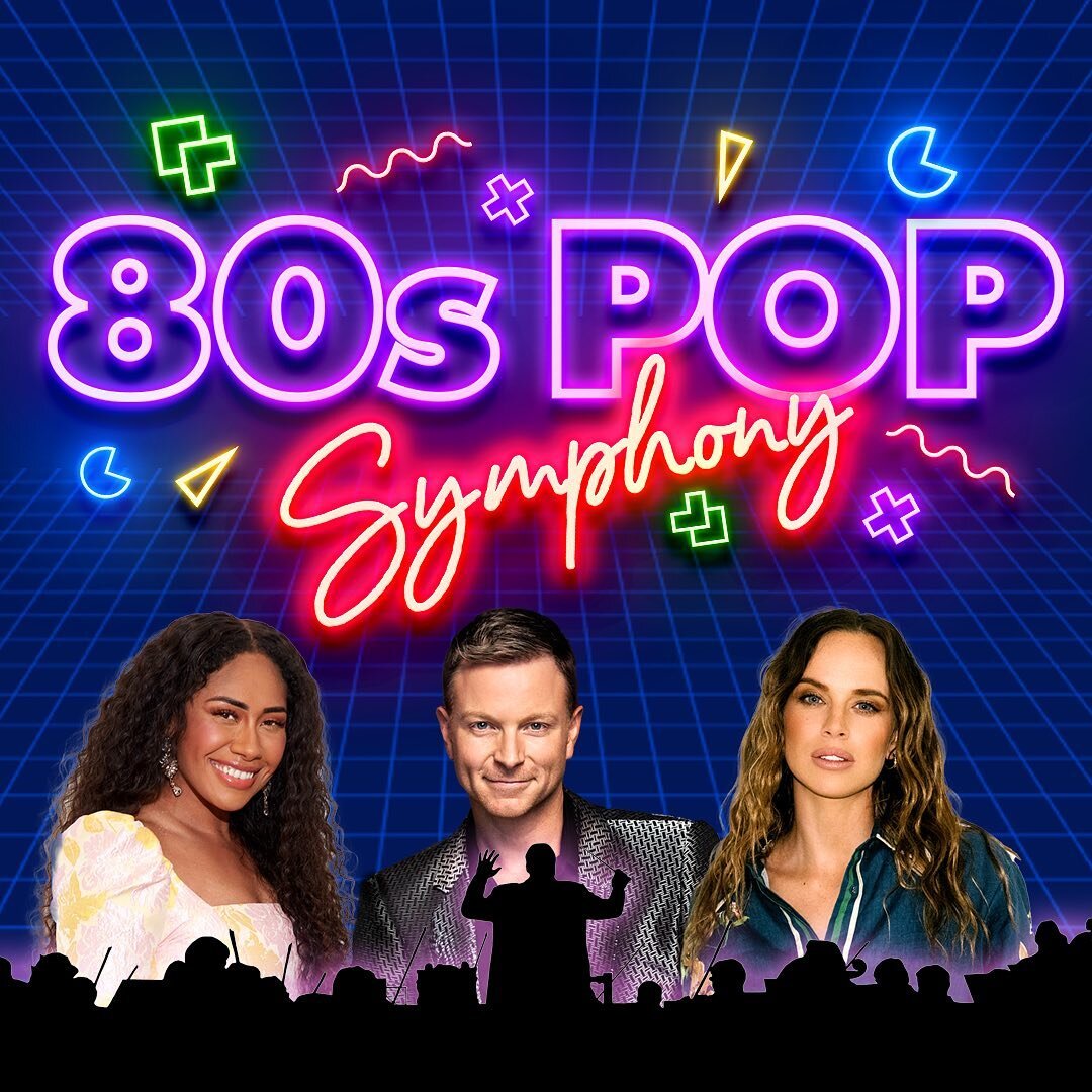 Get ready for the time of your life on the Gold Coast! Enjoy all your favourite hits of the &lsquo;80s reimagined by yours truly, @timcampbelltown and @bonnieandersonmusic with @johnforemanofficial conducting the stellar 30-piece @theaussiepops Orche
