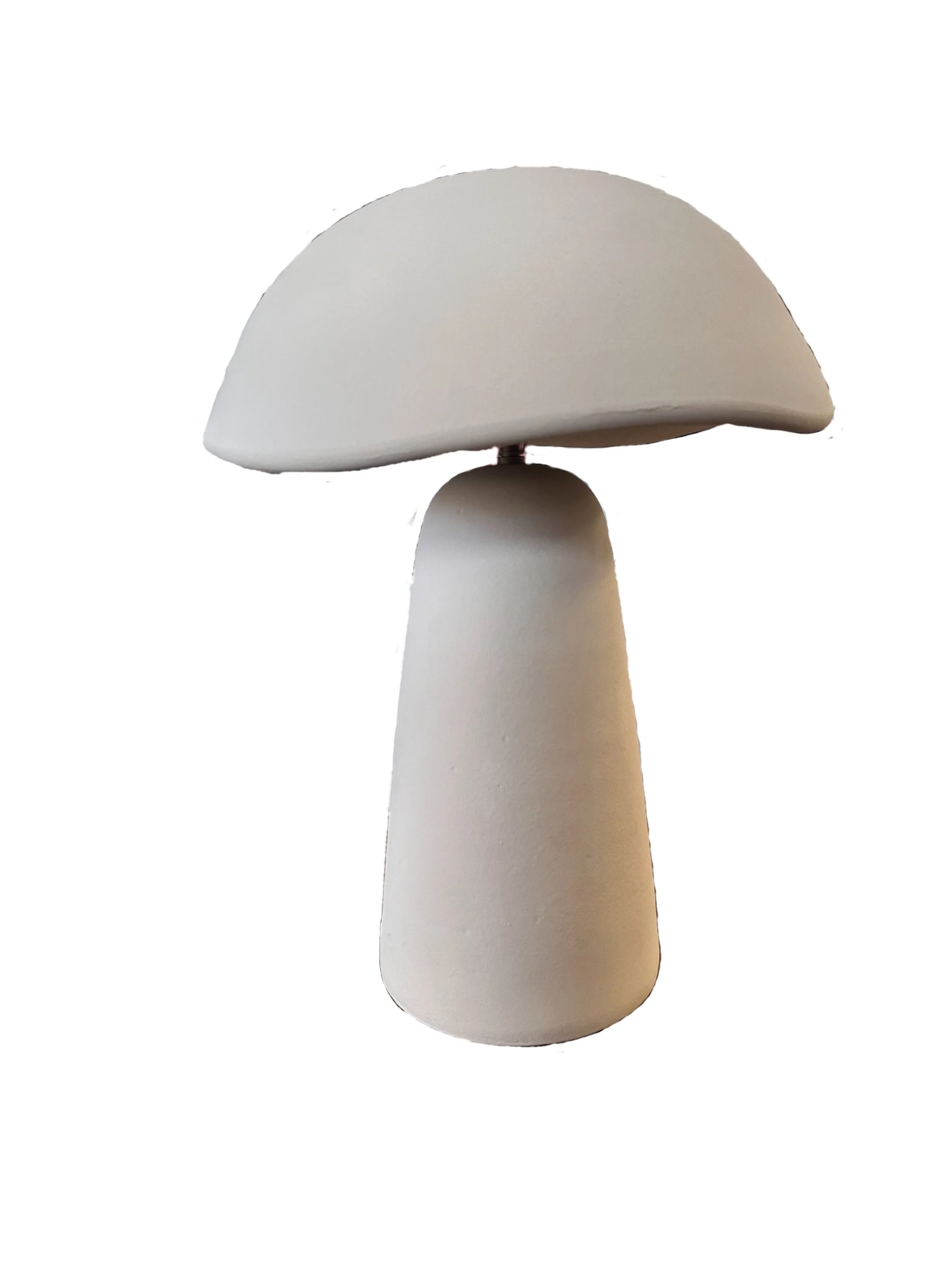 Cream Plaster Lamp