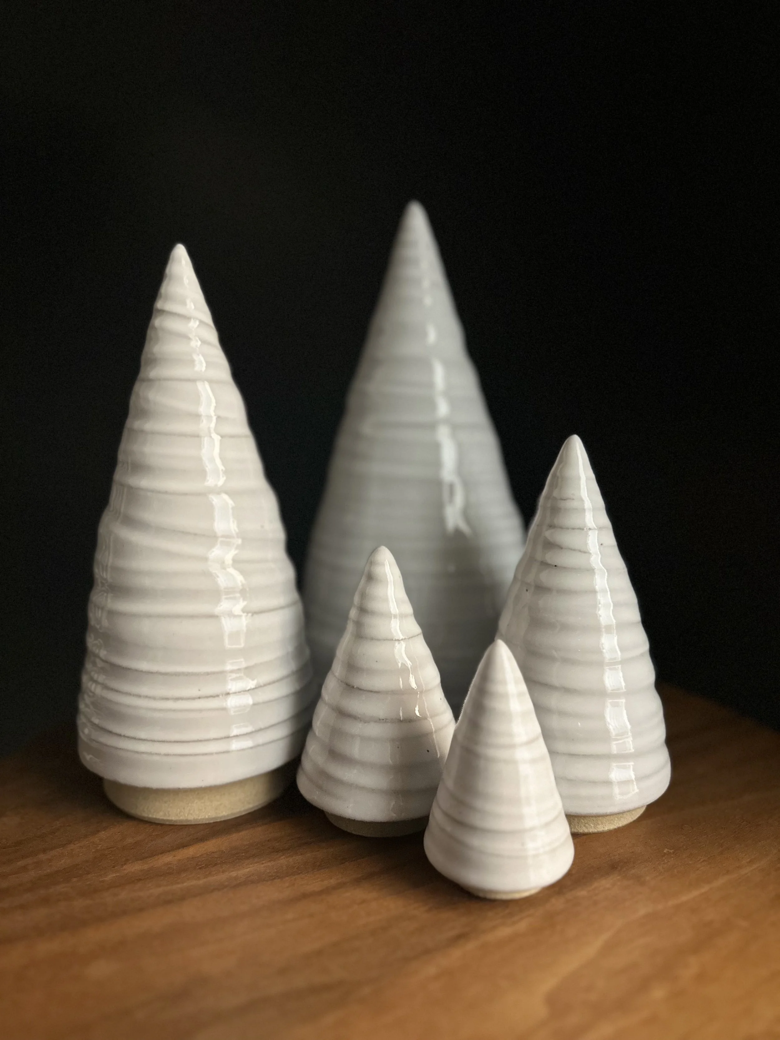 White Ceramic Trees
