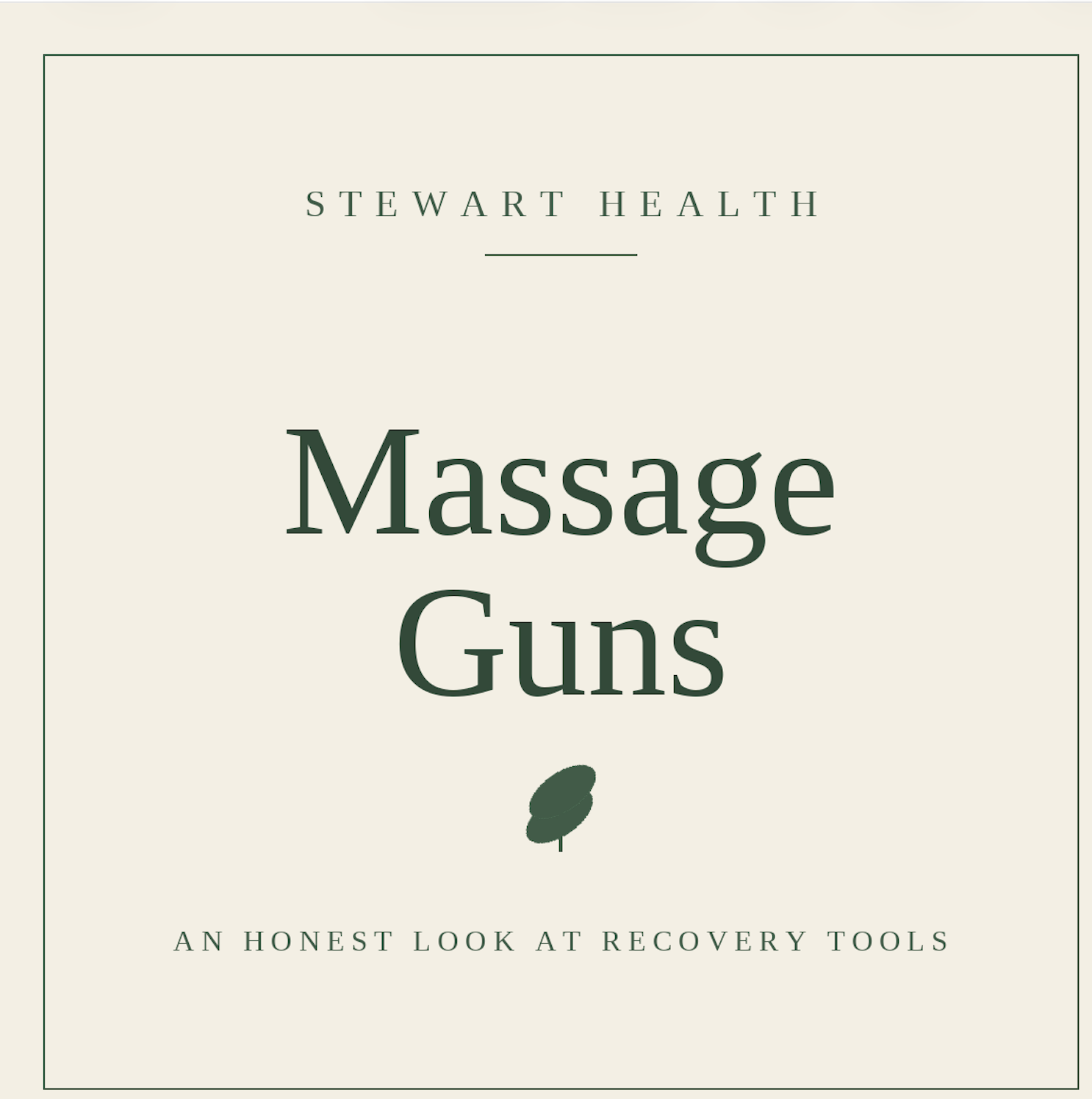 The Massage Guns I Actually Recommend (and Why Most Are Overhyped)
