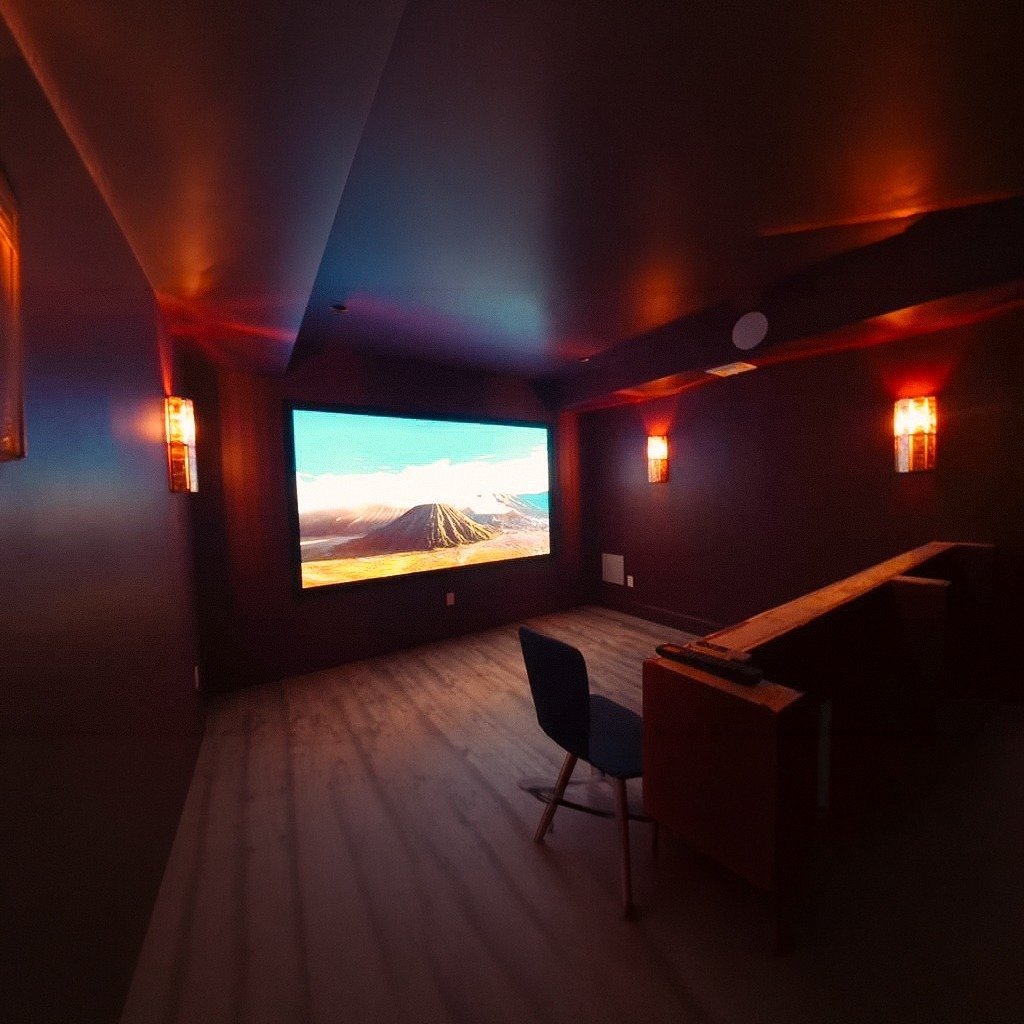 Almost done. Needham, MA home theater coming together nicely. 🎬