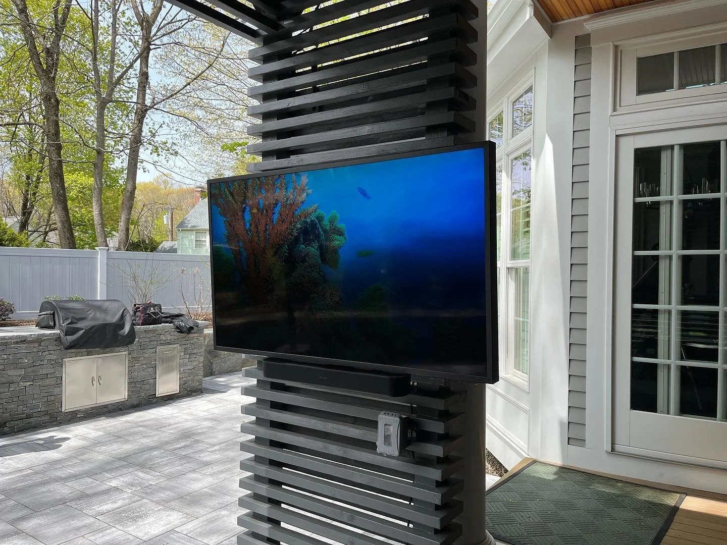 55&rdquo; Samsung Terrace TV in Wellesley
