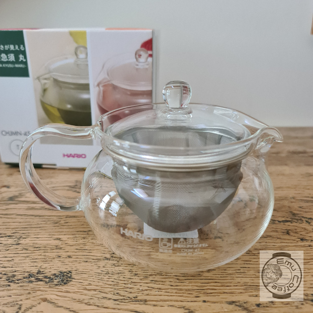 Hario Glass Teapot, 300mL Emu Coffee Premium Wholesale Coffee Sydney
