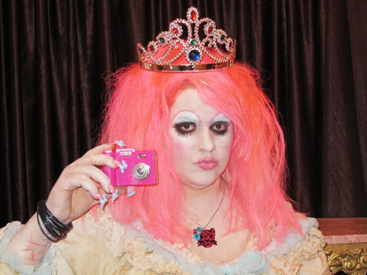 Self-portrait as gothic girl Marie Antoinette by mizbelle