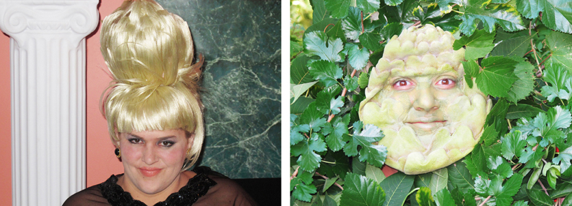   Self-Portrait as Ivana Trump/Self-Portrait as An Artichoke in Ivana’s Hair Totally Looks Like An Artichoke by catlovre  