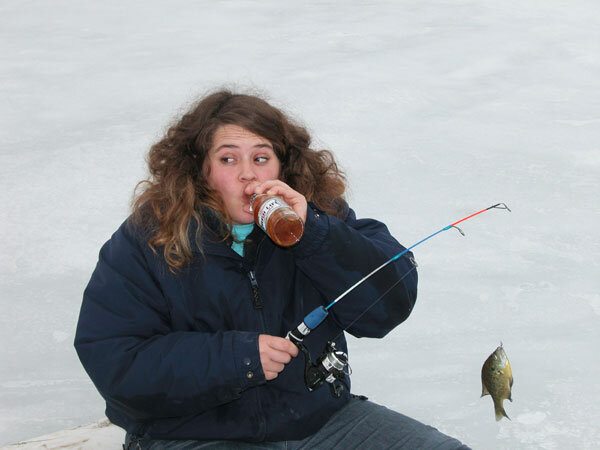   Untitled (Self-Portrait, Ice Fishing) 2005  
