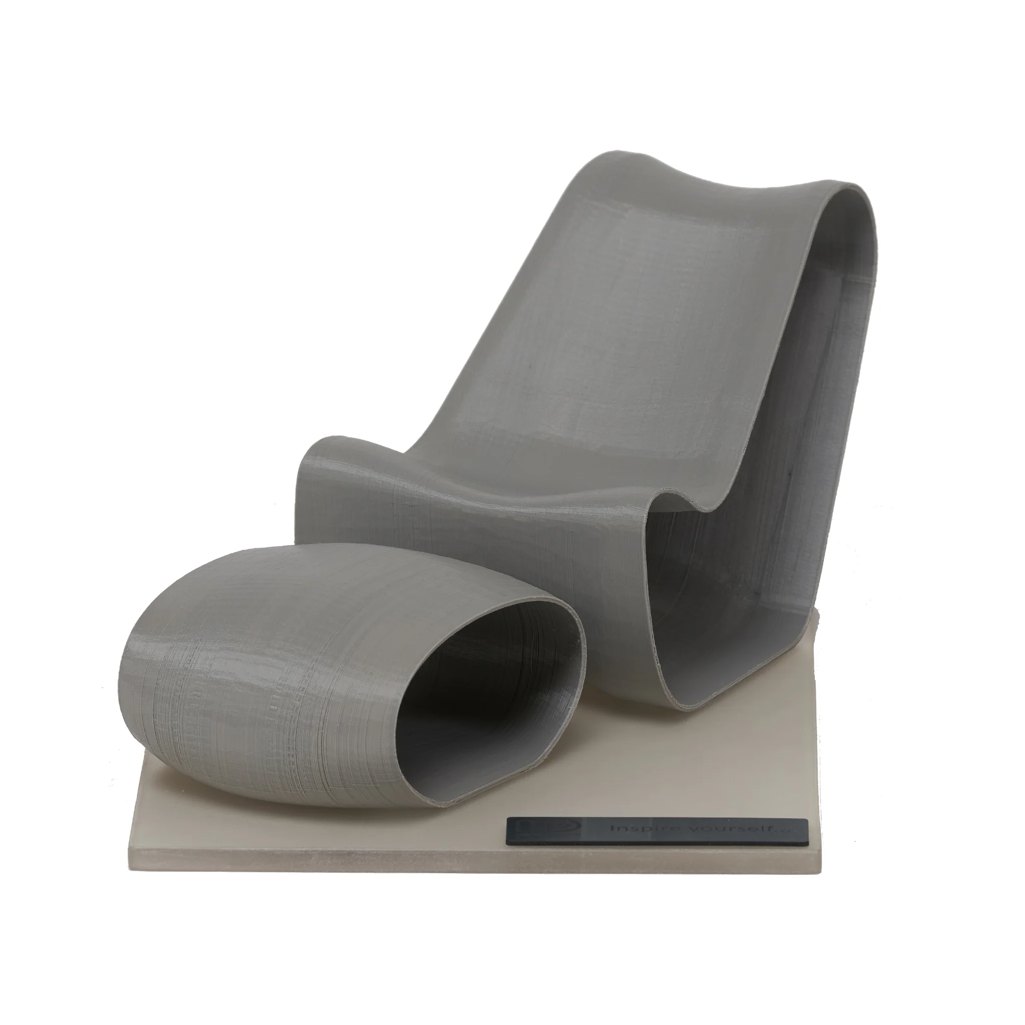 MARCELVANGALENDESIGN: HOLLOW CHAIR Recent months MarcelvangalenDesign has been working on a seating element that has been fully optimized to be produced using the 3D printer. With this seating element, 3D printing can be successfully used as an alternative production process for furniture. The seating element is made entirely of recycled plastic and can be fully reused at the end of the life cycle. https://www.marcelvangalendesign.nl/