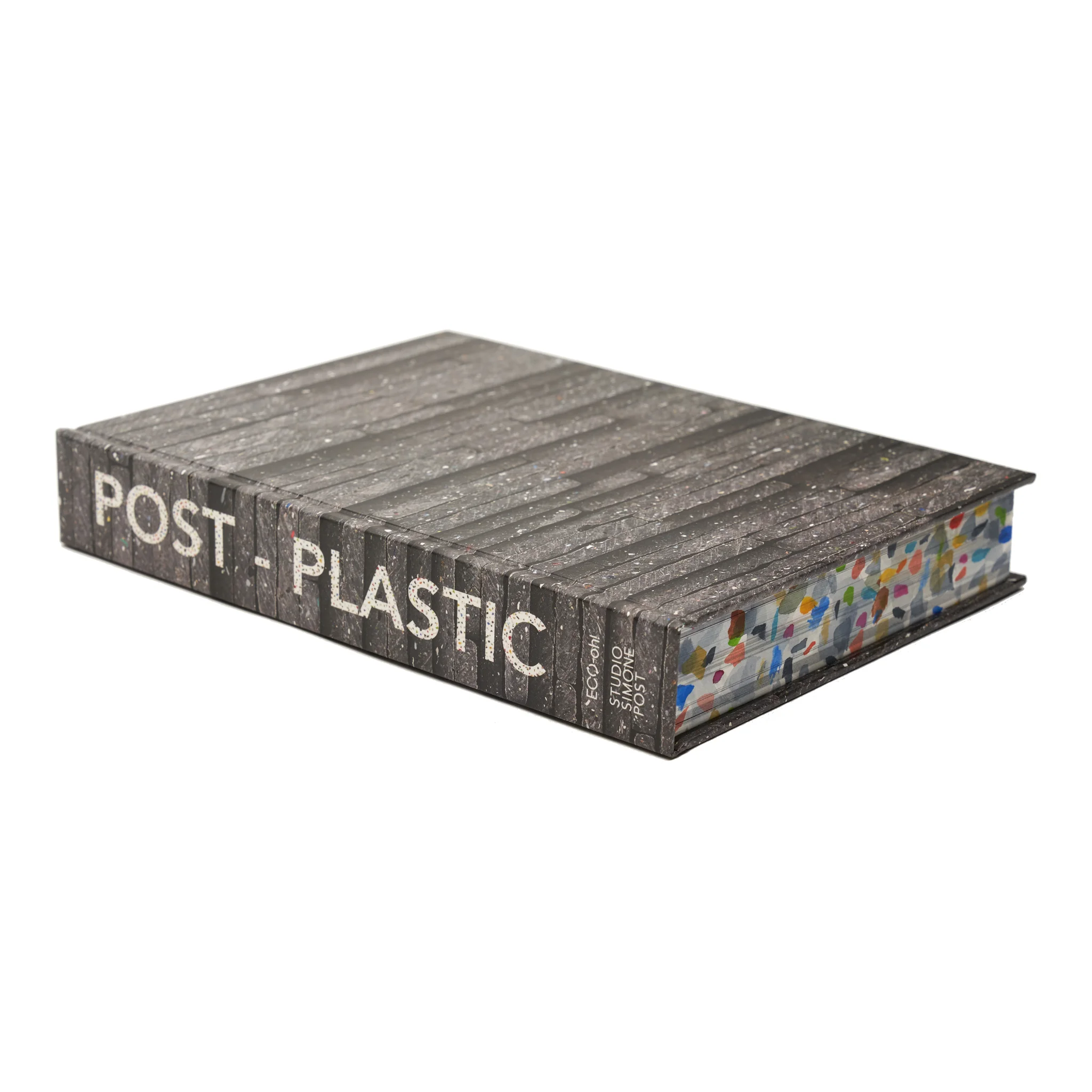 SIMONE POST: POST PLASTIC Plastic recycling company ECO-oh! brought in Simone Post for a fresh perspective on their materials. Her quest for new uses found its expression in this inspirational book. She shows how recycled plastics can be combined and connected in a variety of new ways if their individual, unique qualities are used. Simone Post is turning ugly ducklings into ornate swans by creating plastic samples in remarkable textures, attractive colour combinations and beautiful shapes. https://www.simonepost.nl/