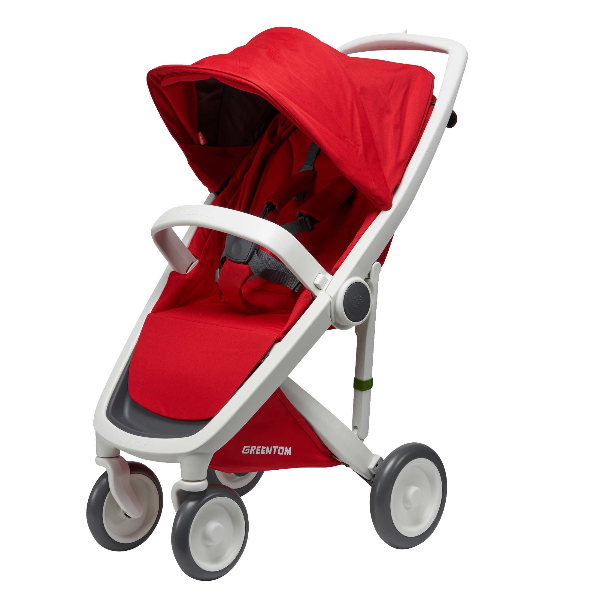 GREENTOM BABY STROLLERThe Greentom frames are made of post consumer waste and the fabric is made of recycled soft drink bottles (PET). The mattress of the Carrycot is 100% natural: made of wool, flax and organic cotton. This makes the Greentom strol…