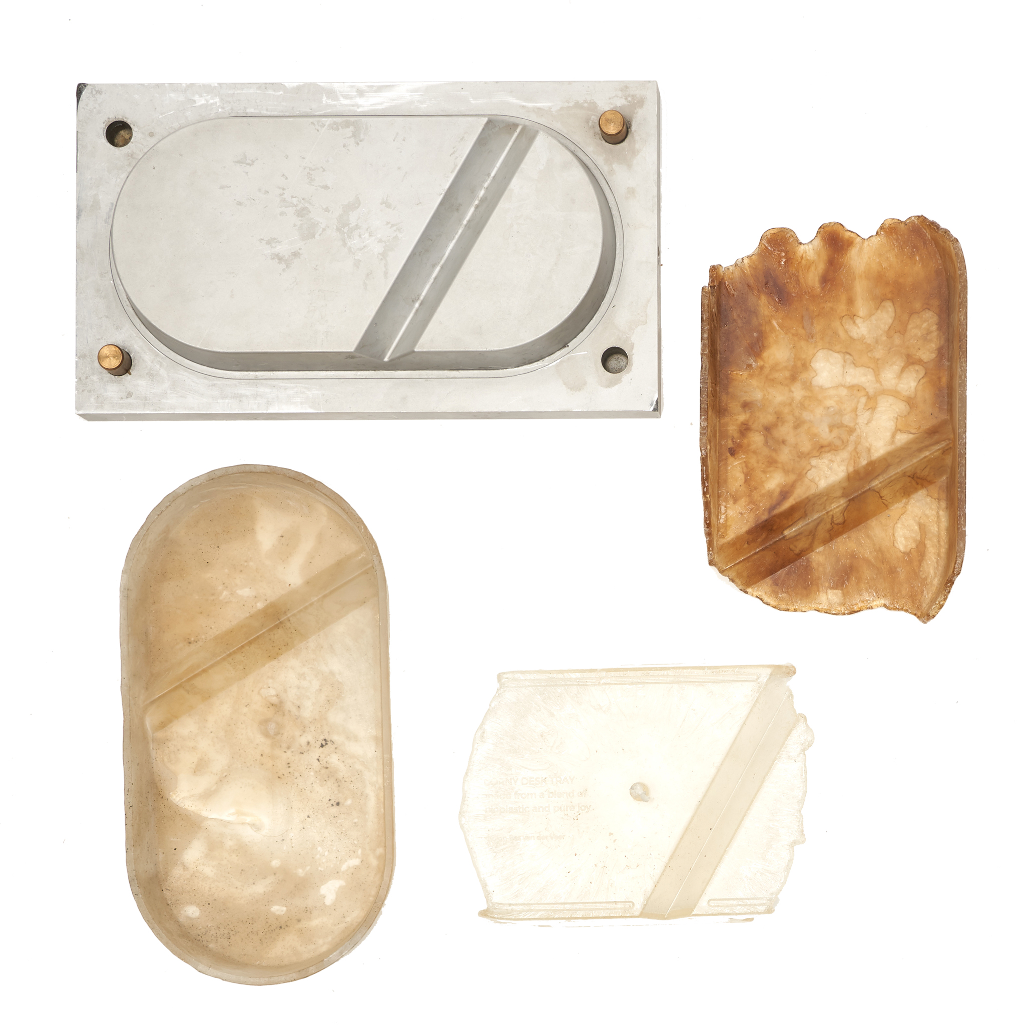 STUDIO BAS VAN DER VEER: BIO PLASTIC INJECTIONShifting from oil-based plastics to plastics made from renewable resources will play an important role in how future products can be designed and produced in a more sustainable way. To get a sense of ind…