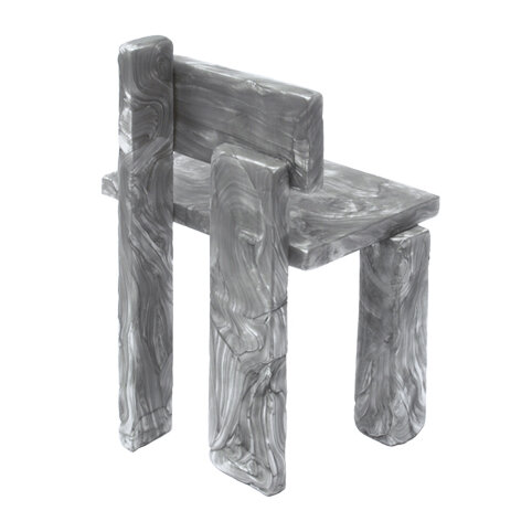 PLASTICIET: CHAIRInspired by the beauty of natural stone, Plasticiet process plastic into new materials and objects. www.plasticiet.com