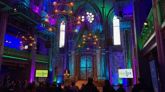 Deborah hosting Project Peacock in NYC.