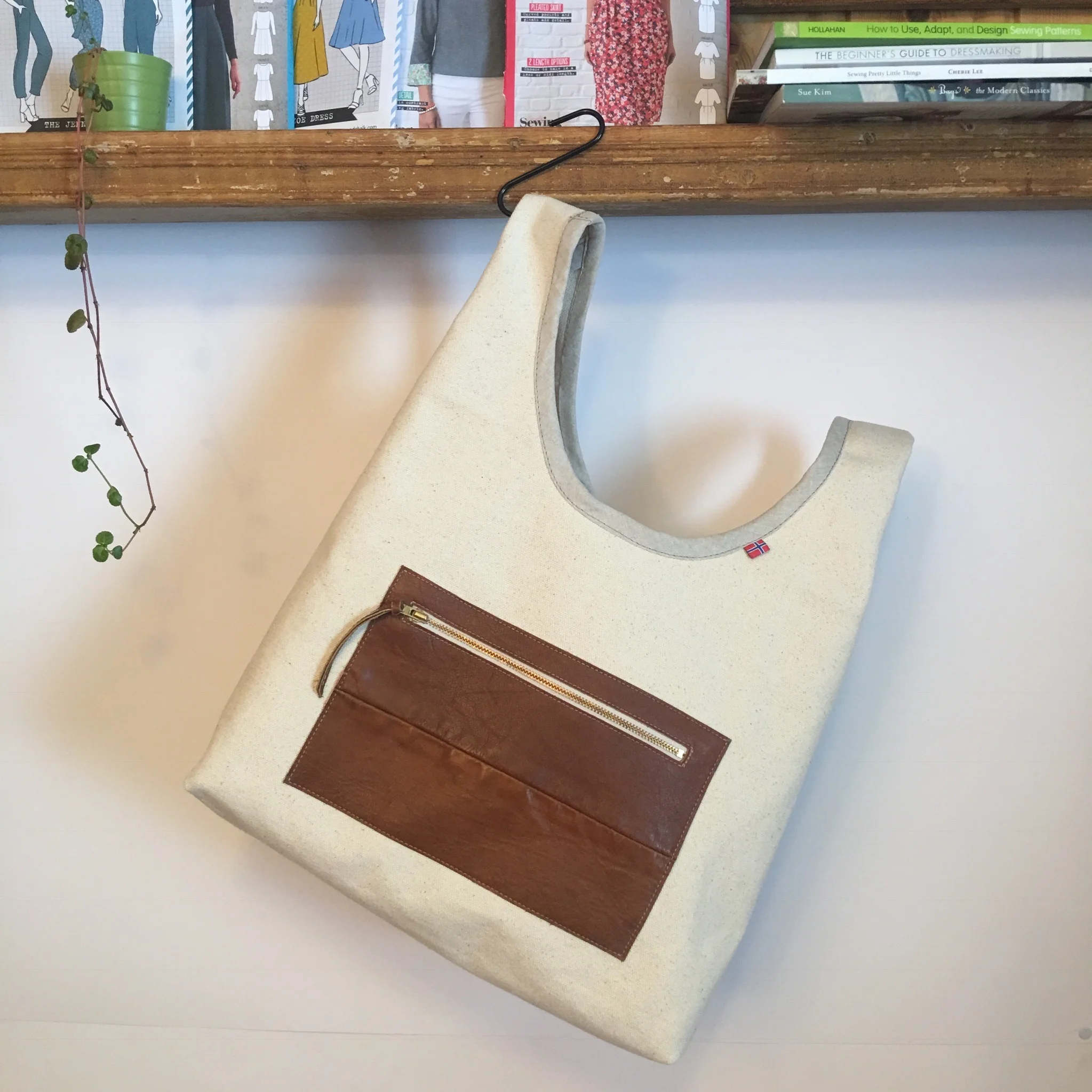 I love sewing shopping bags!