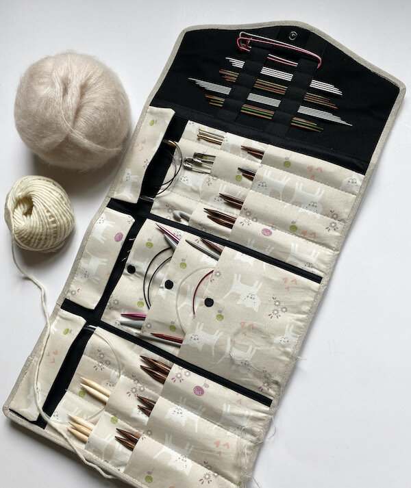 Interchangeable Knitting Needle Case // Tutorial - Confessions of a  Homeschooler