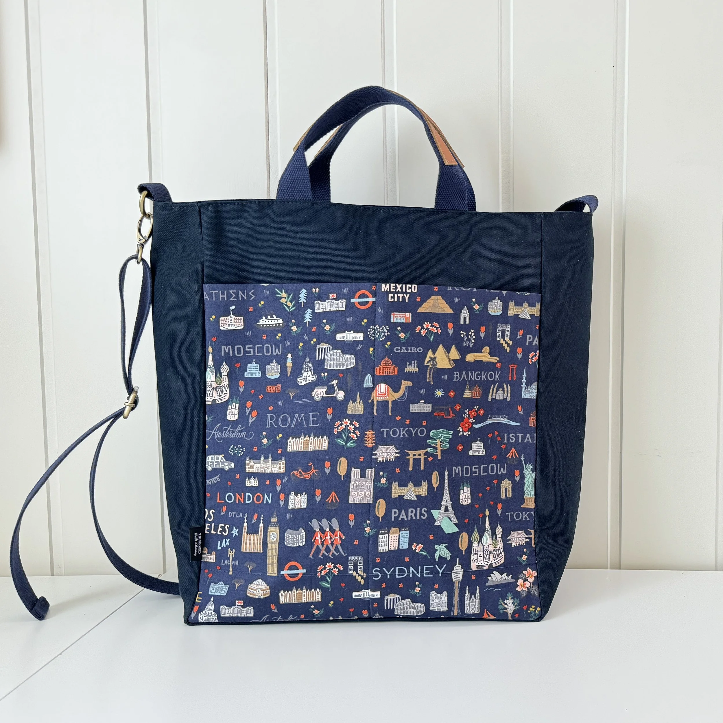 Tinnberry Tote  - measure-and-cut pattern 