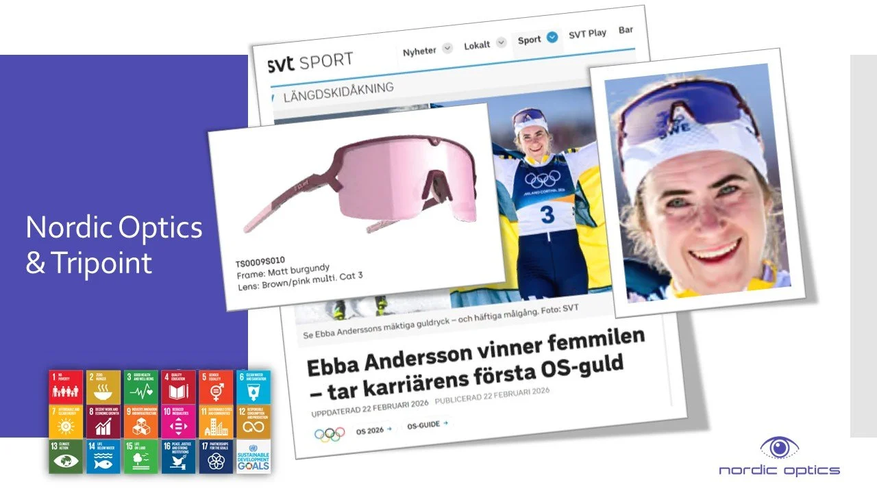 OS-GULD till TRIPOINT!! GRATTIS till EBBA och hennes fina Lake Prespa Small-brillor!