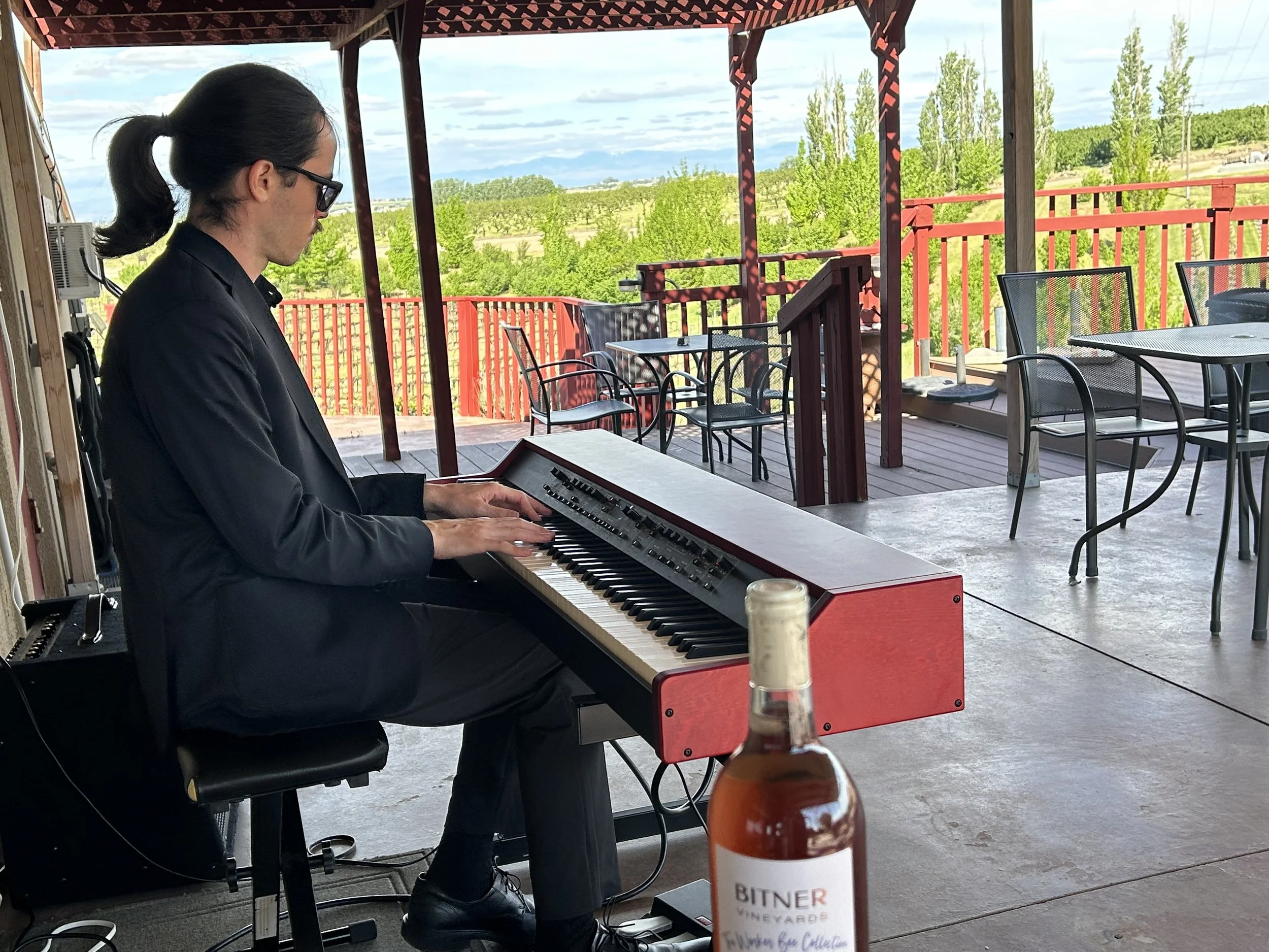 Piano performance by Paul Roach
