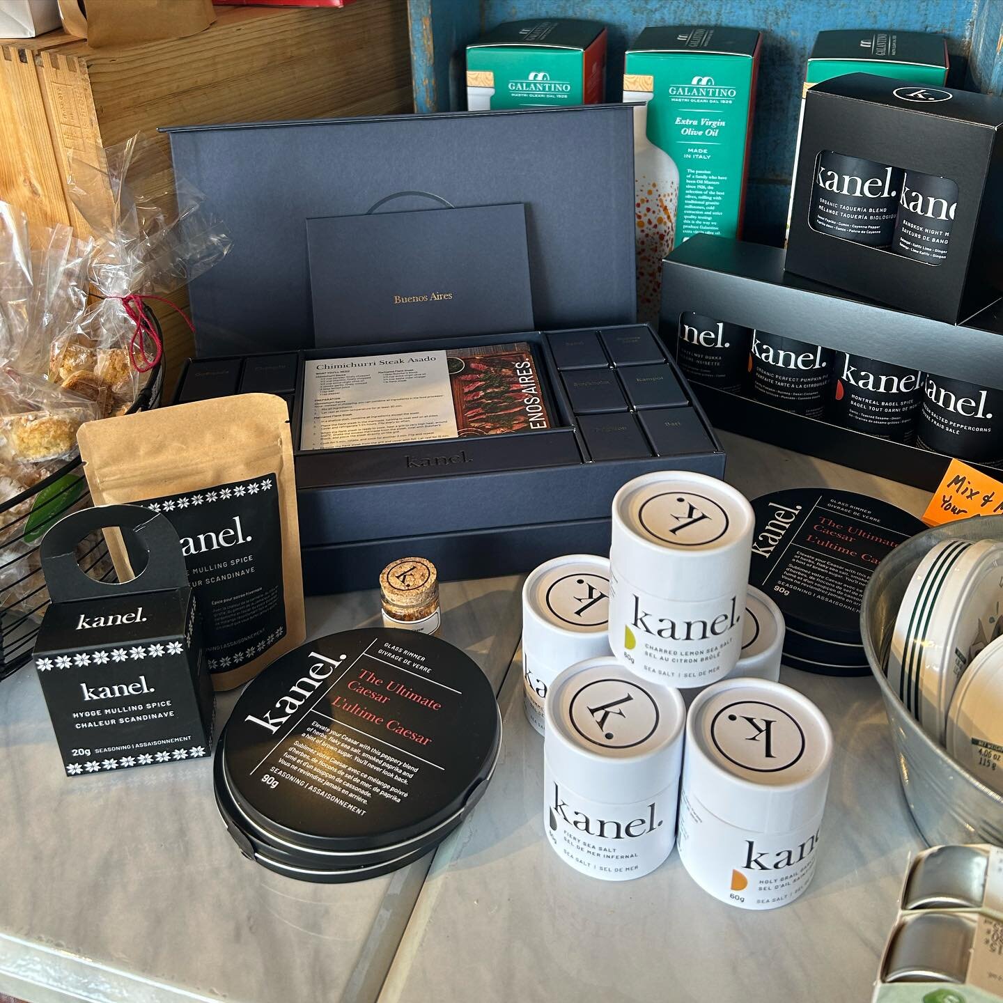 Gift ideas in store from Kanel, these spices and salts are a real treat for people who love to cook  #kiwipantrychester #kiwicafechester #chesterns #visitnovascotia #kanelspices