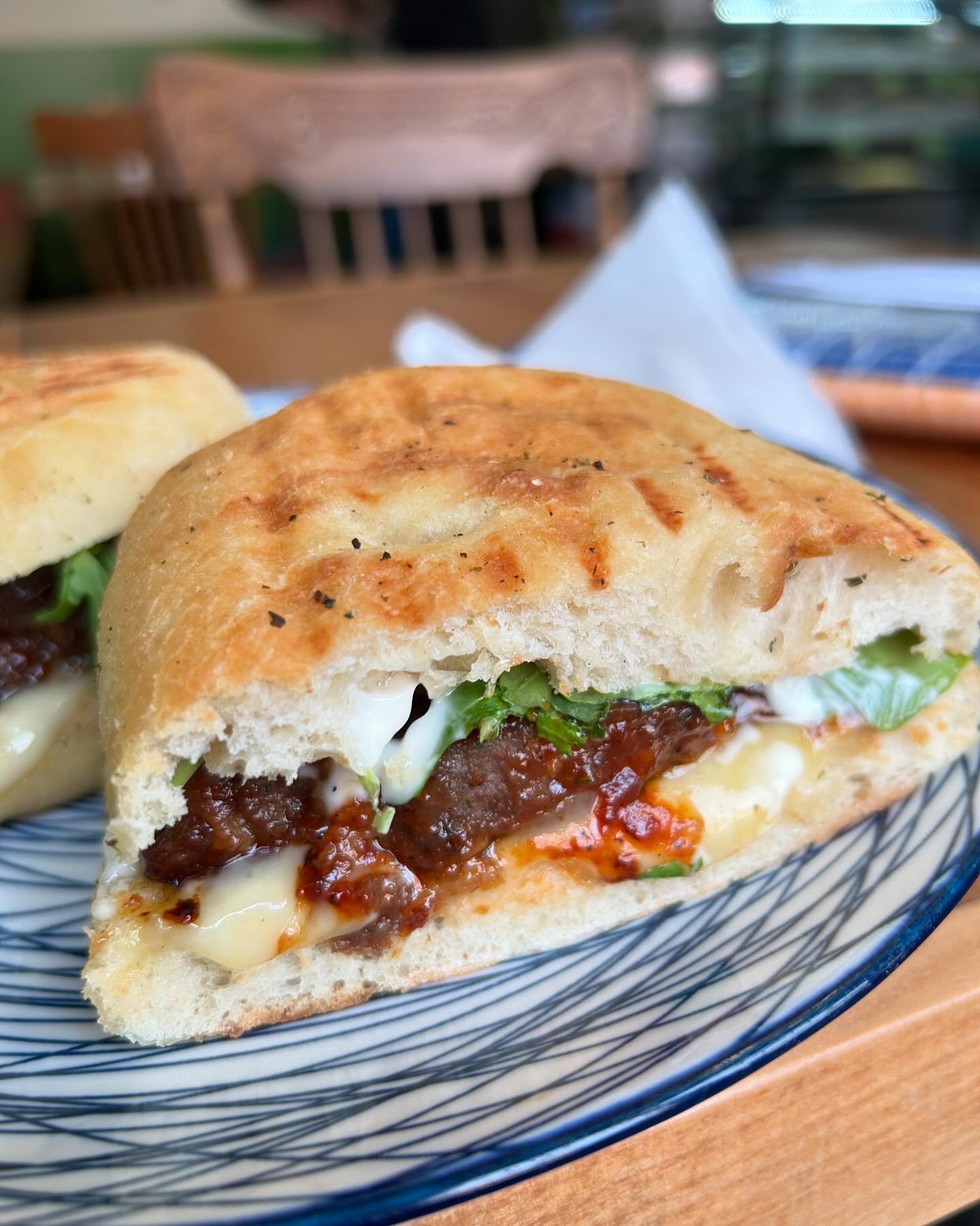 Todays meatloaf panino #kiwicafechester #kiwicafe #chesterns