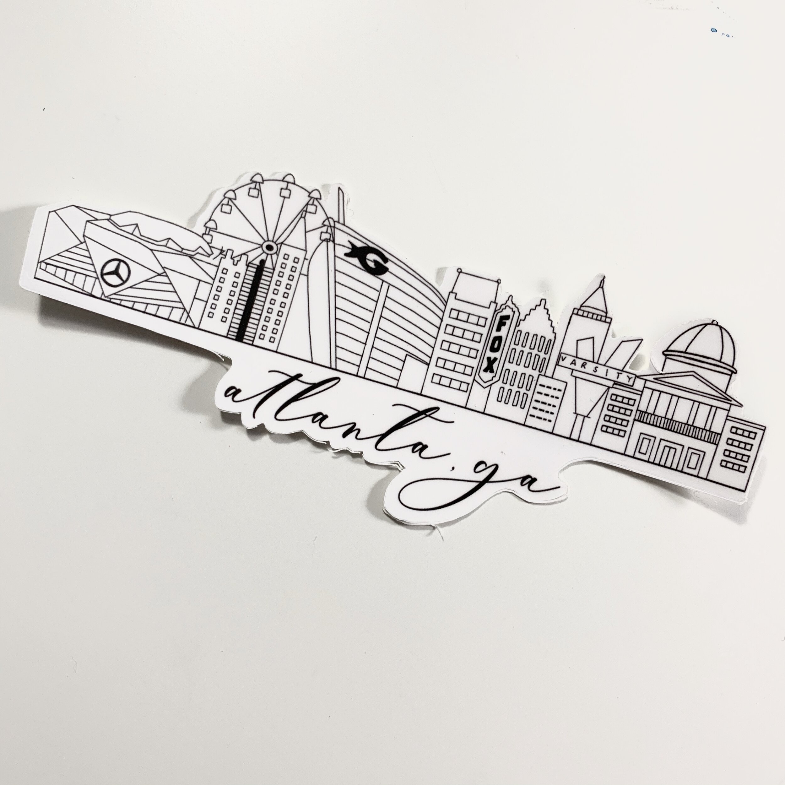 Featured image of post Atlanta Skyline Drawing Direct from great big canvas