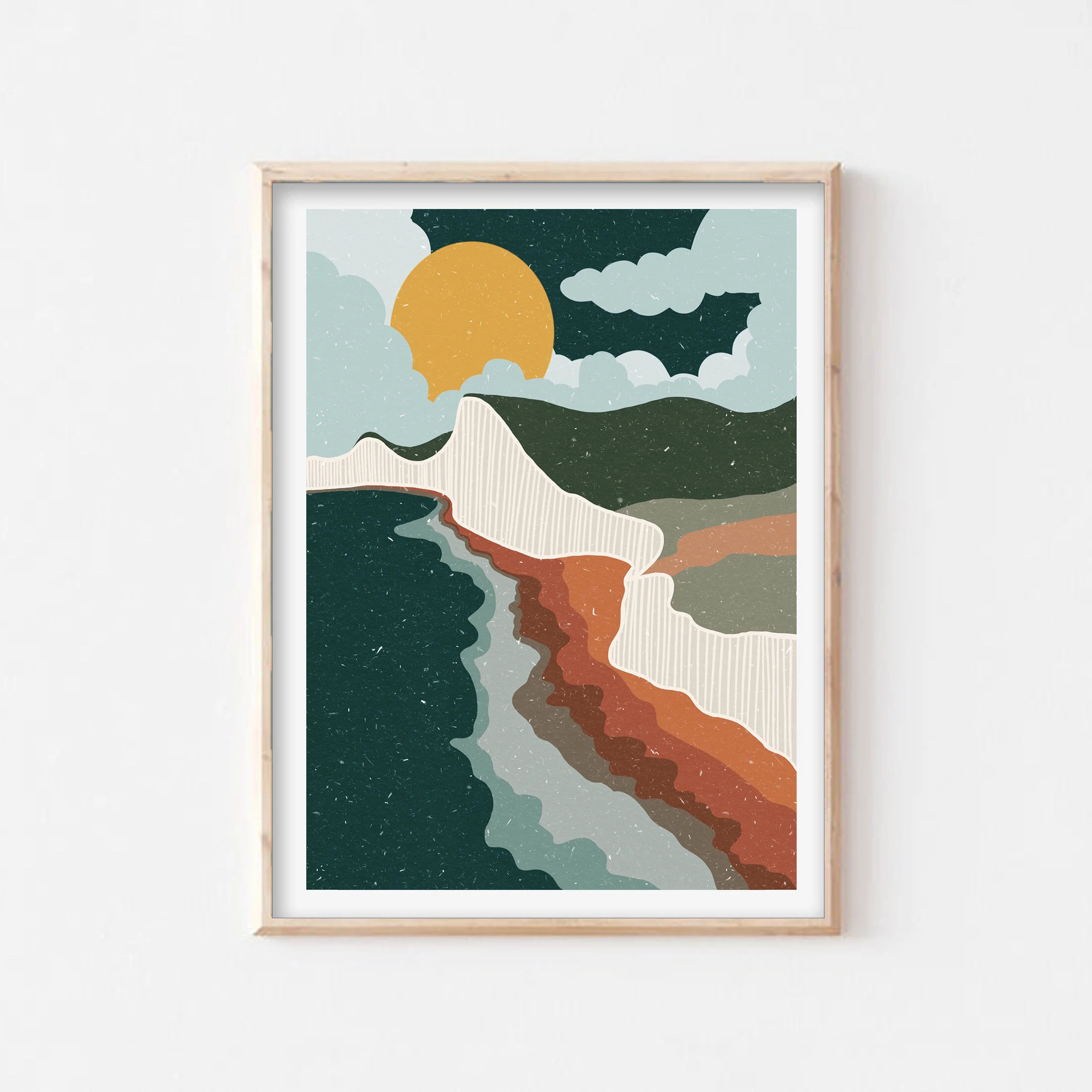 Abstract Beach Paintings